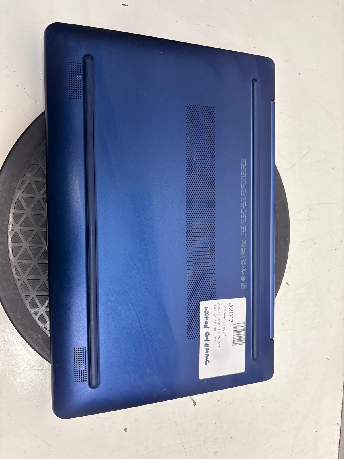 HP Steam Laptop 14-ds0050nr AMD A4-9120e RADEON R3 1500MHz 4GB 64GB eMMC