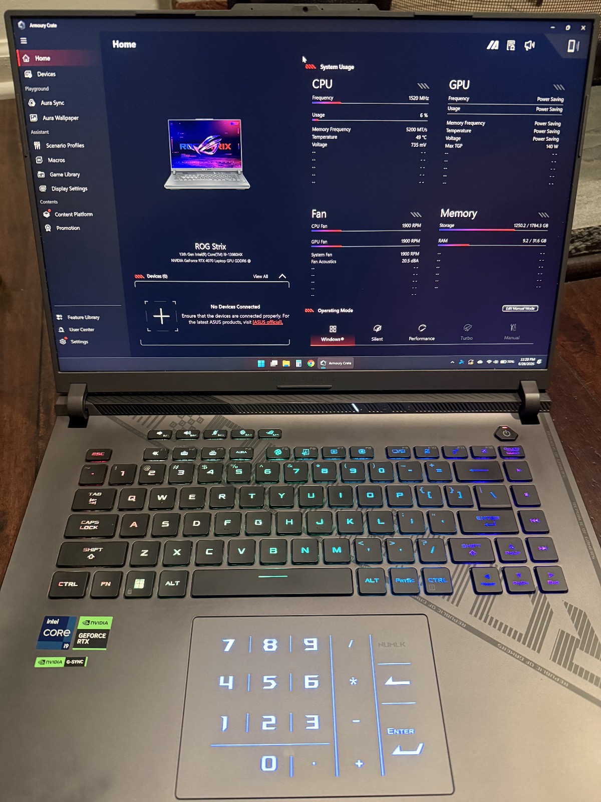 ASUS ROG Strix G16 i9 RTX 4070 2TB (64GB or 32GB RAM option) QHD+ 3ms