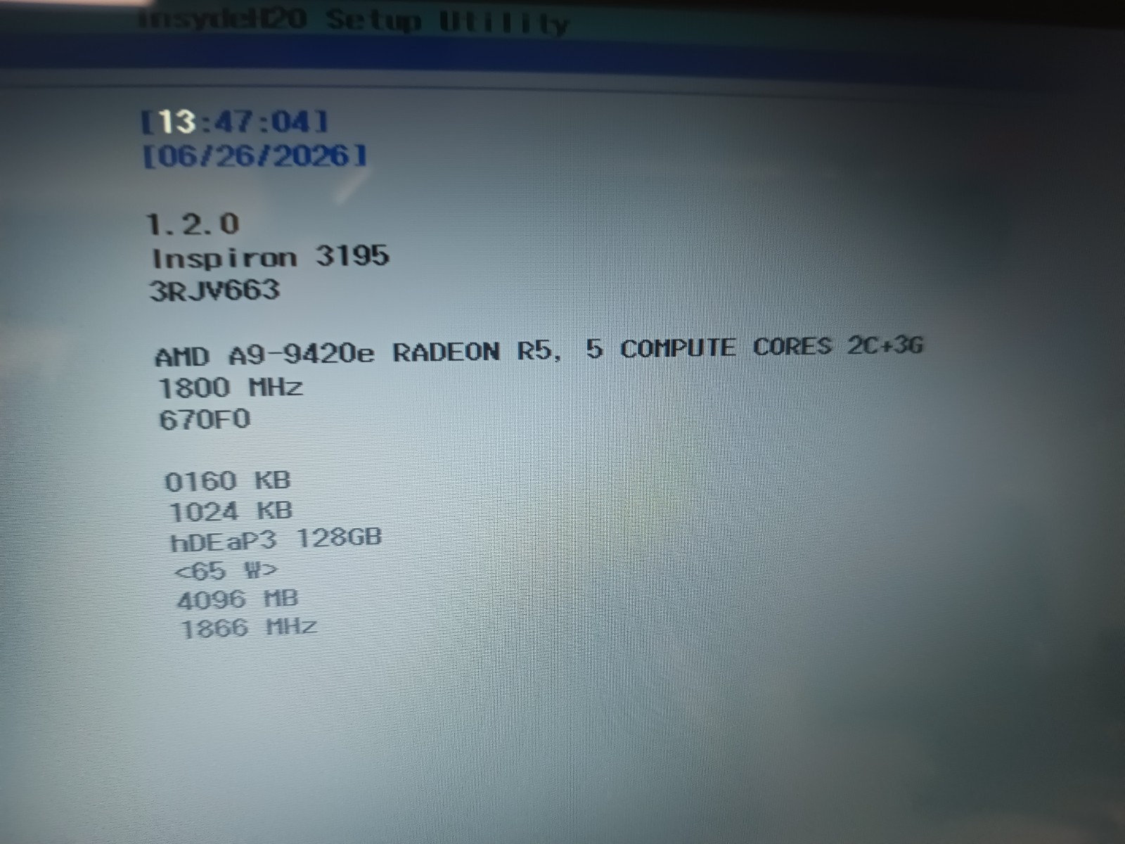 Dell Inspiron 3195 – 11.6″ Touch – AMD A9-9420e 4GB 128GB SSD Laptop AS-IS!