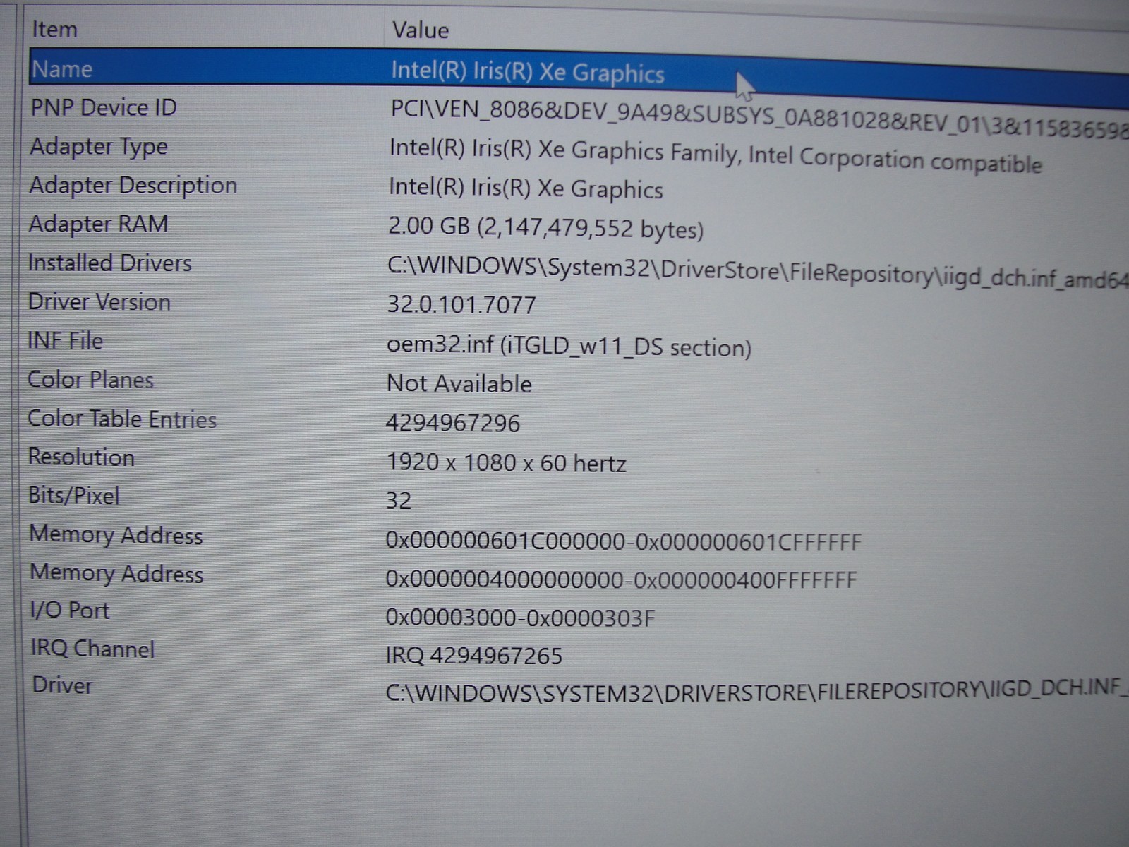 Dell Latitude 3320 13.3″FHD i7-1165G7 8GB RAM 2.8GHz 256GB SSD Intel Iris Xe
