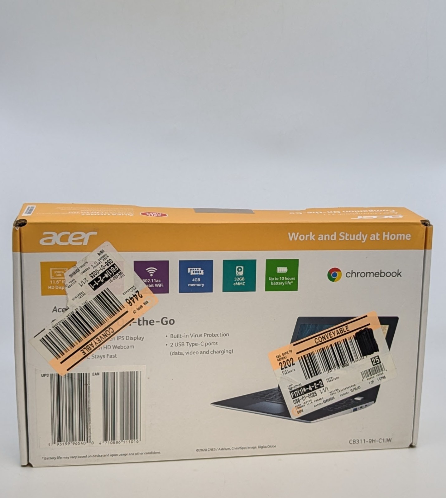 Acer Chromebook CB311-9H Series Model #N17Q8 (Silver)