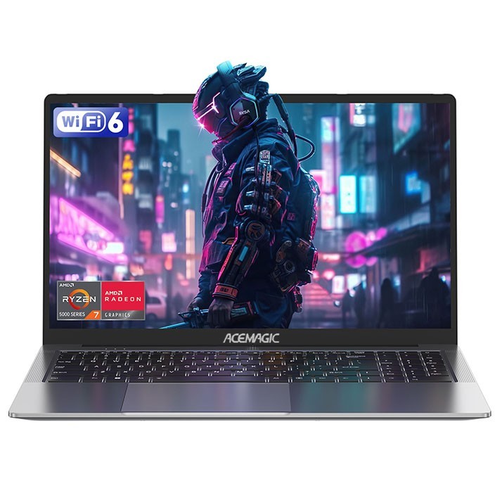 ACEMAGIC 16.1″ FHD Laptop AMD Ryzen 7 5700U 16GB DDR4 512GB SDD WIFI6 Notbook