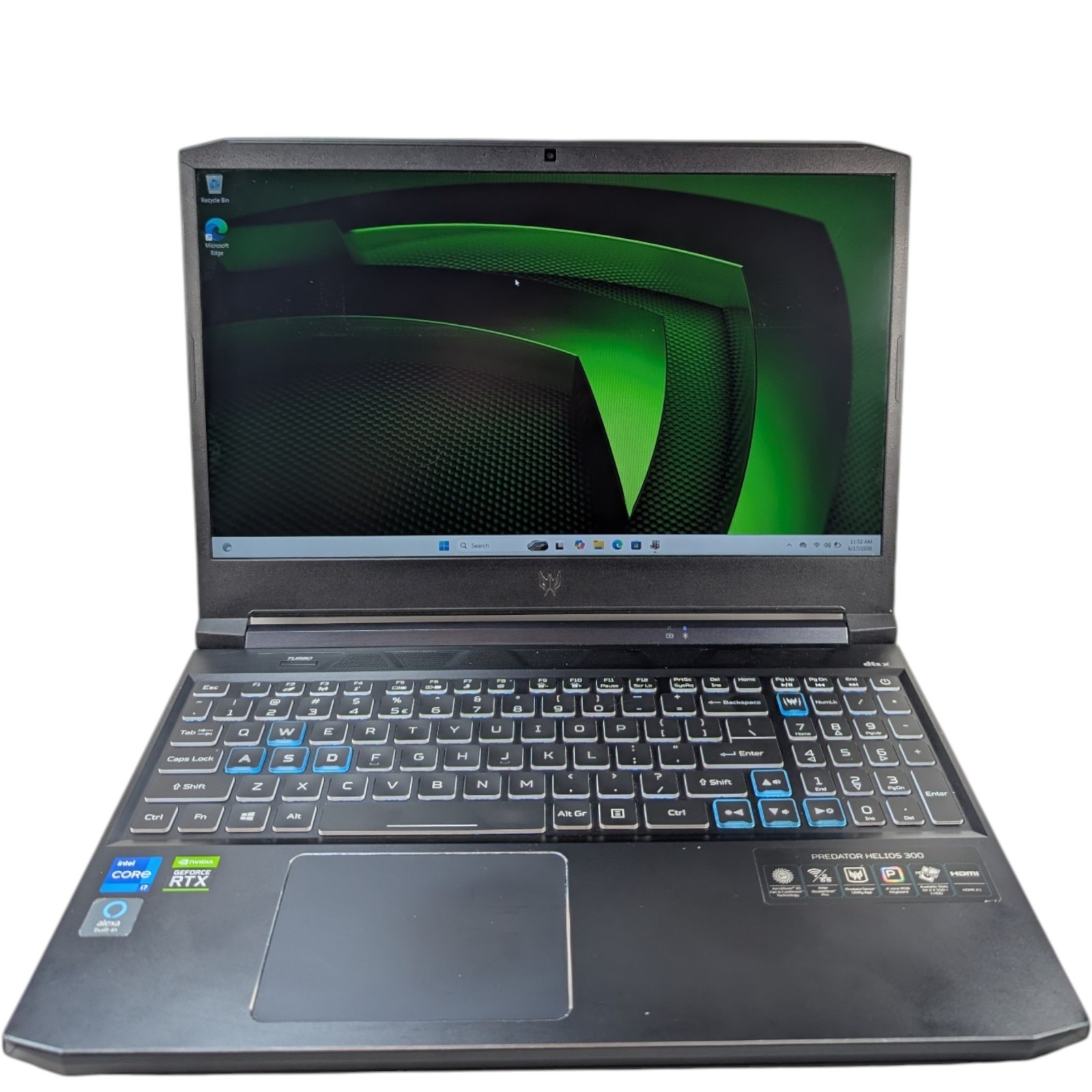 Acer Predator Helios 300 PH315-54 i7-11800H RTX 3060 16GB 1.25TB Dual Drv 144Hz