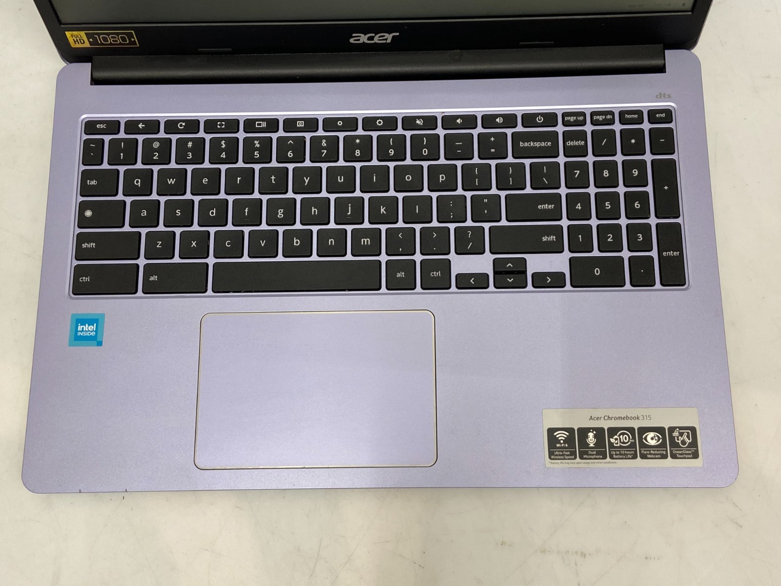 Acer Chromebook 315 15.6″ HD Celeron N4500 4GB RAM 64GB Chrome OS