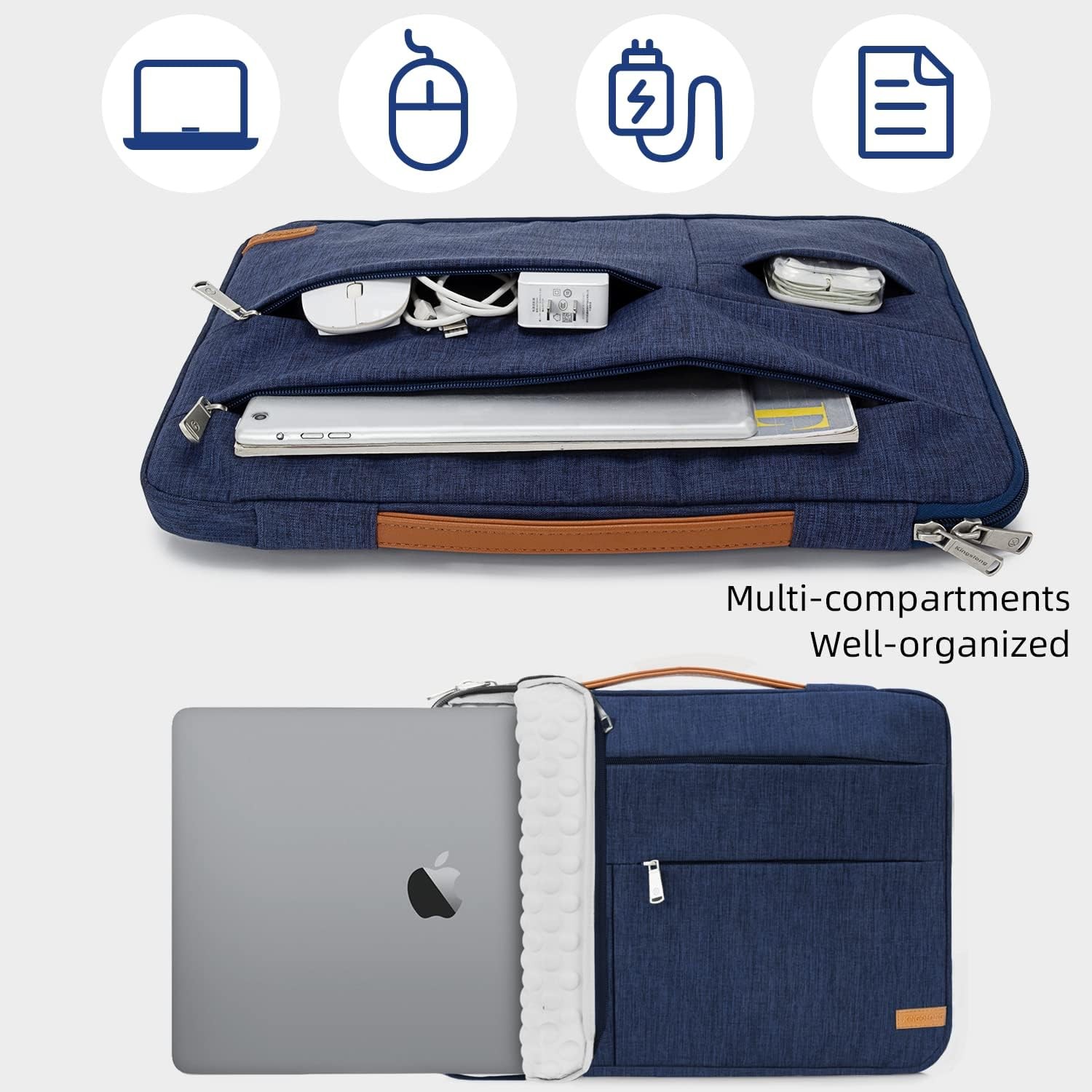 Sleeve for 14 inch Laptop, Slim Shockproof Handbag, Computer Carrying Case Cover