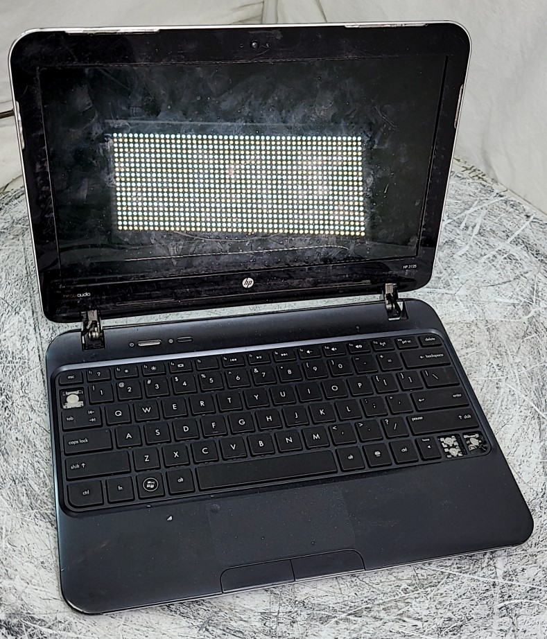 HP 3125 D3H53UT#ABA Laptop AMD E1-1500 w/RADEON HD 4GB 320GB SEE NOTES
