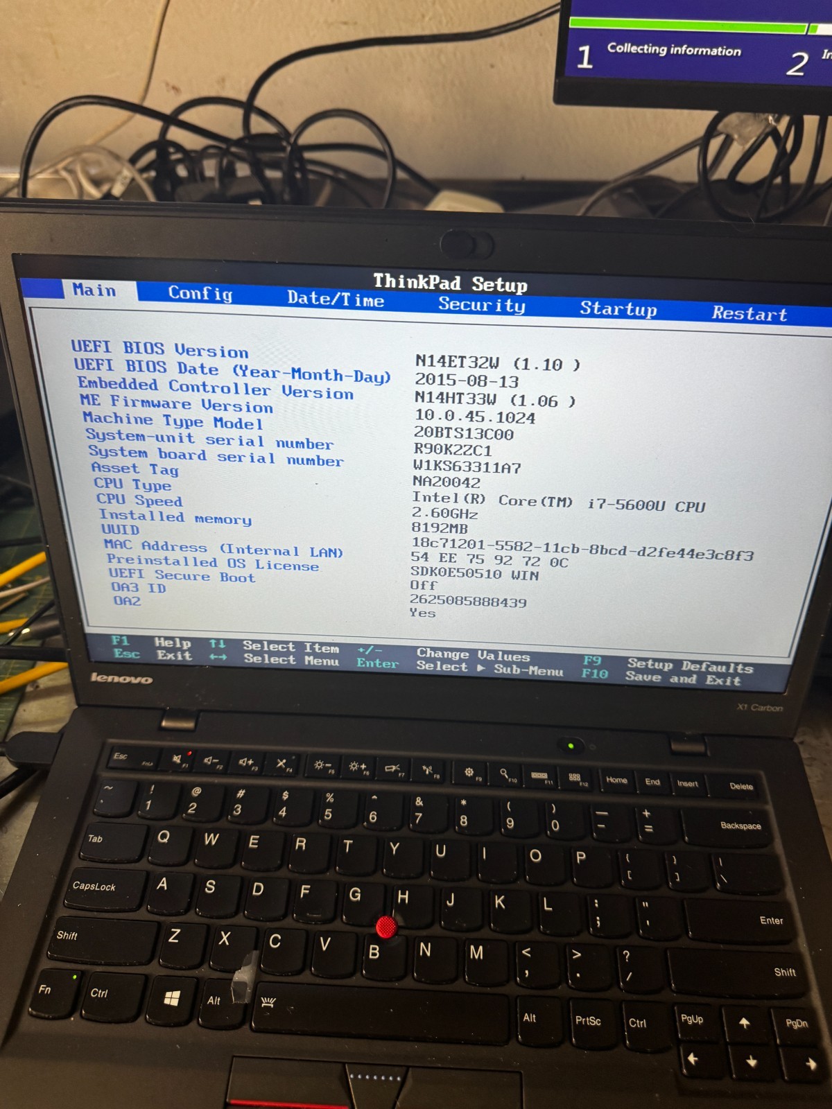 Lenovo ThinkPad X1 Carbon 3rd Gen Core i7-5600U, 8GB RAM 14″ Laptop *READ #6084
