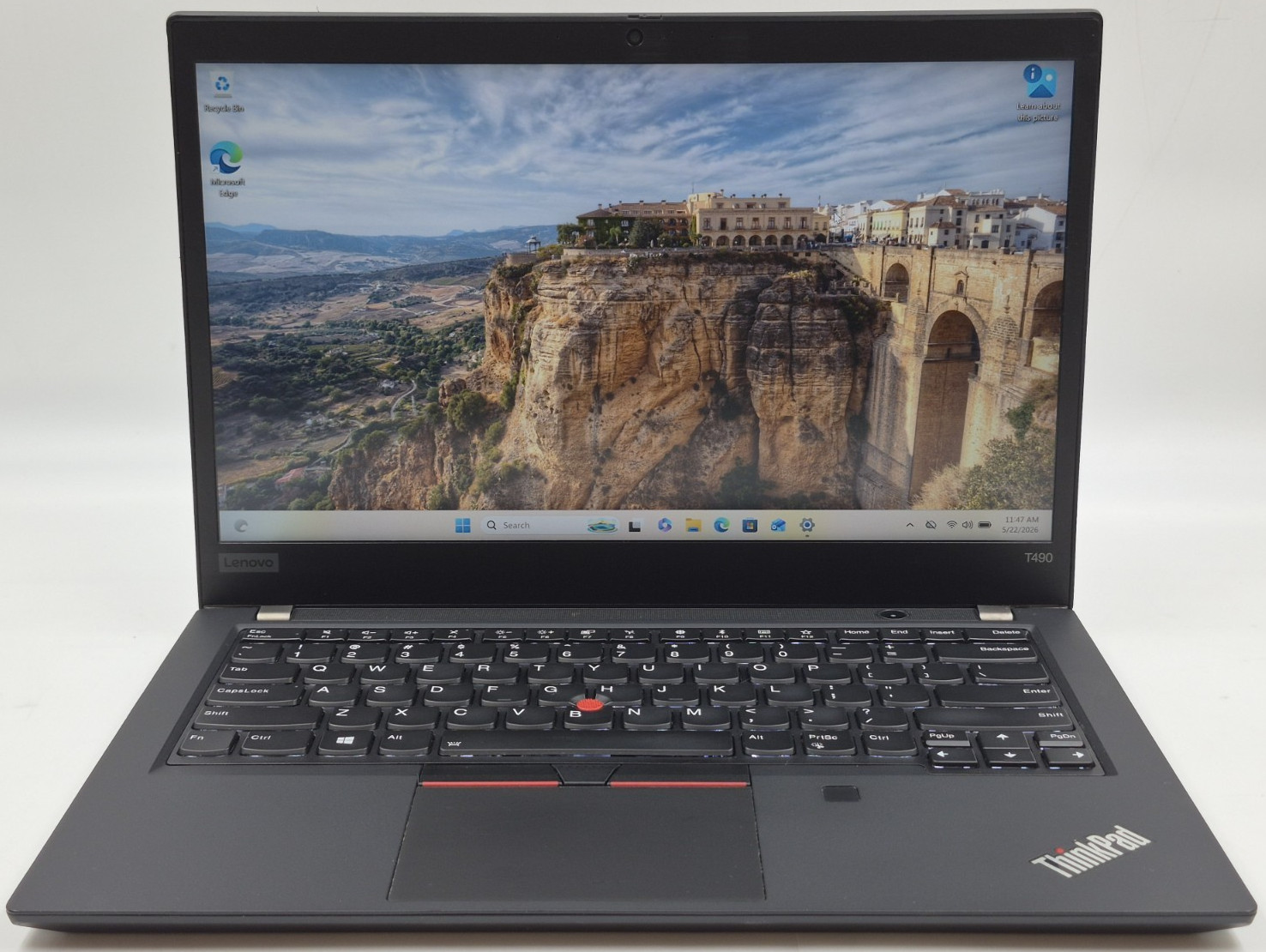 Lenovo ThinkPad T490 i5-8265U 1.60GHz 8GB RAM 256GB NVMe W11P Laptop