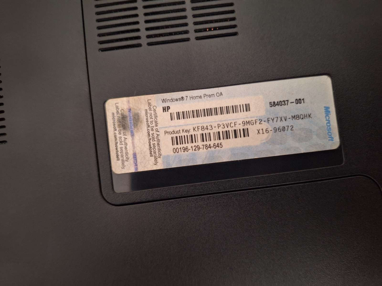 HP DV7 17.3″ Notebook 6GB RAM 640GB HD – Windows 7