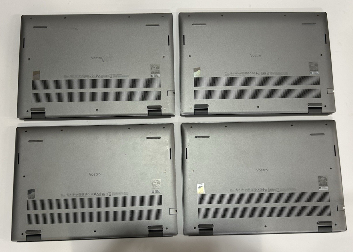 LOT OF 4 Dell Vostro 5620 16″ Laptop Core i5-1240P – 8GB RAM – 256GB NVMe – W11P
