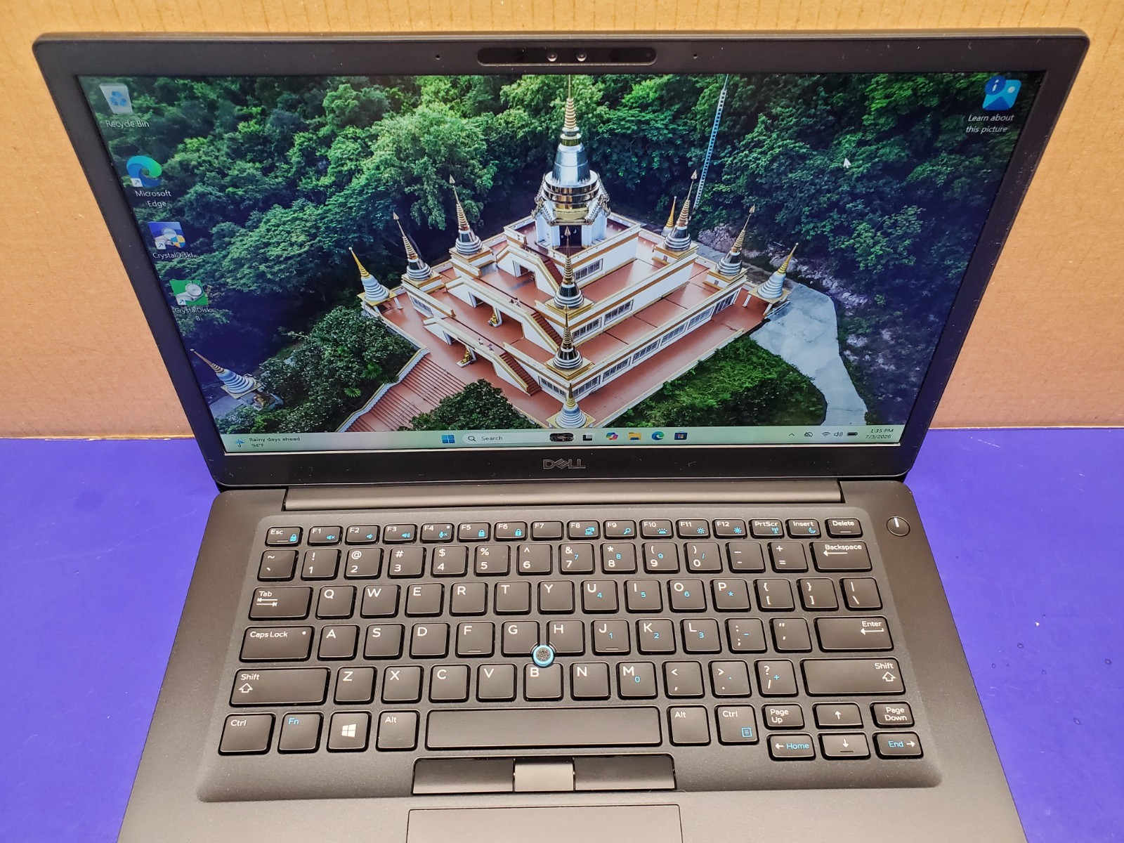 Dell Latitude 7490 Core i7-8650U@1.9GHz 16GBram 512ssd “Professionally Restored”