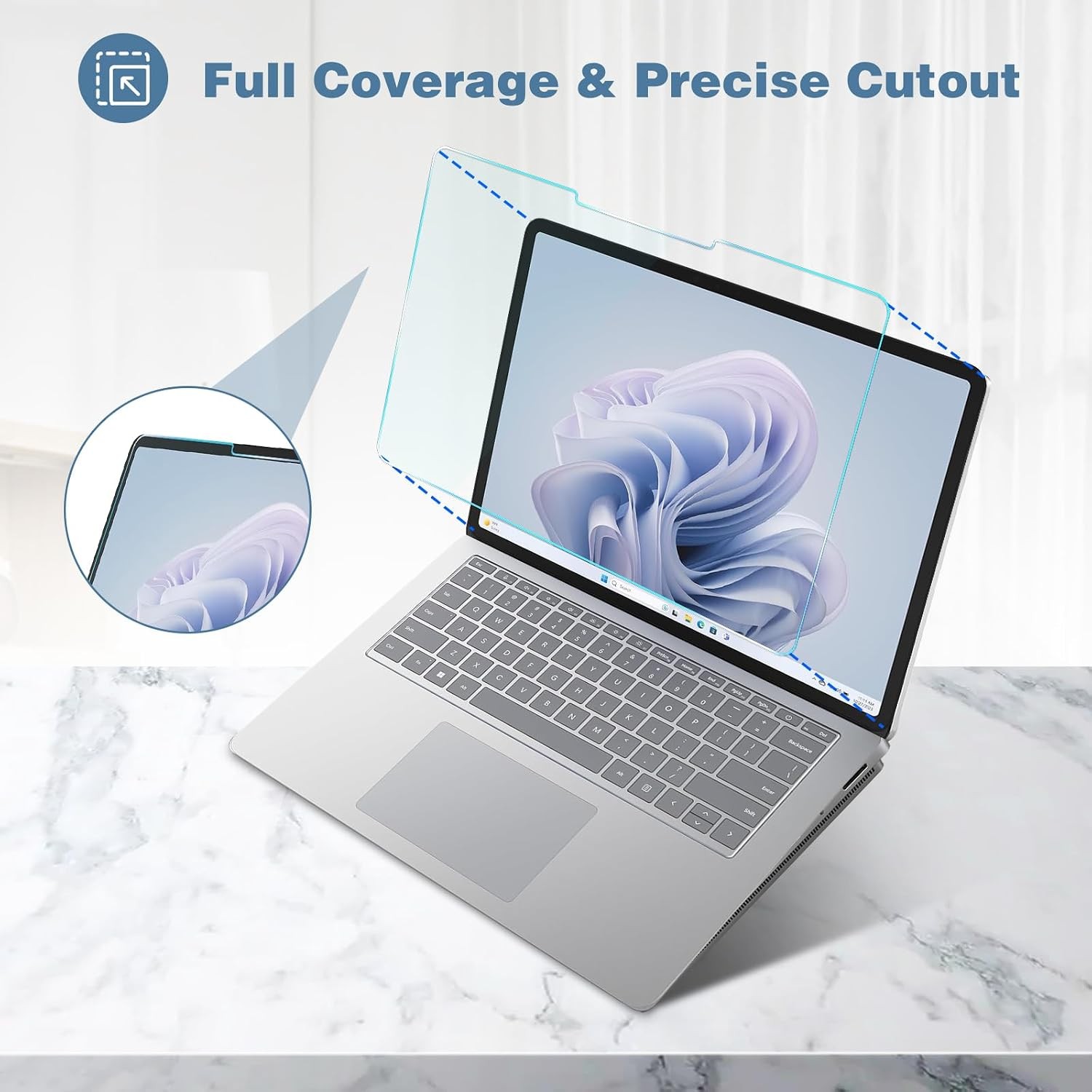 Screen Protector Tempered Glass for 2023 Microsoft Surface Laptop Studio 2 / 202