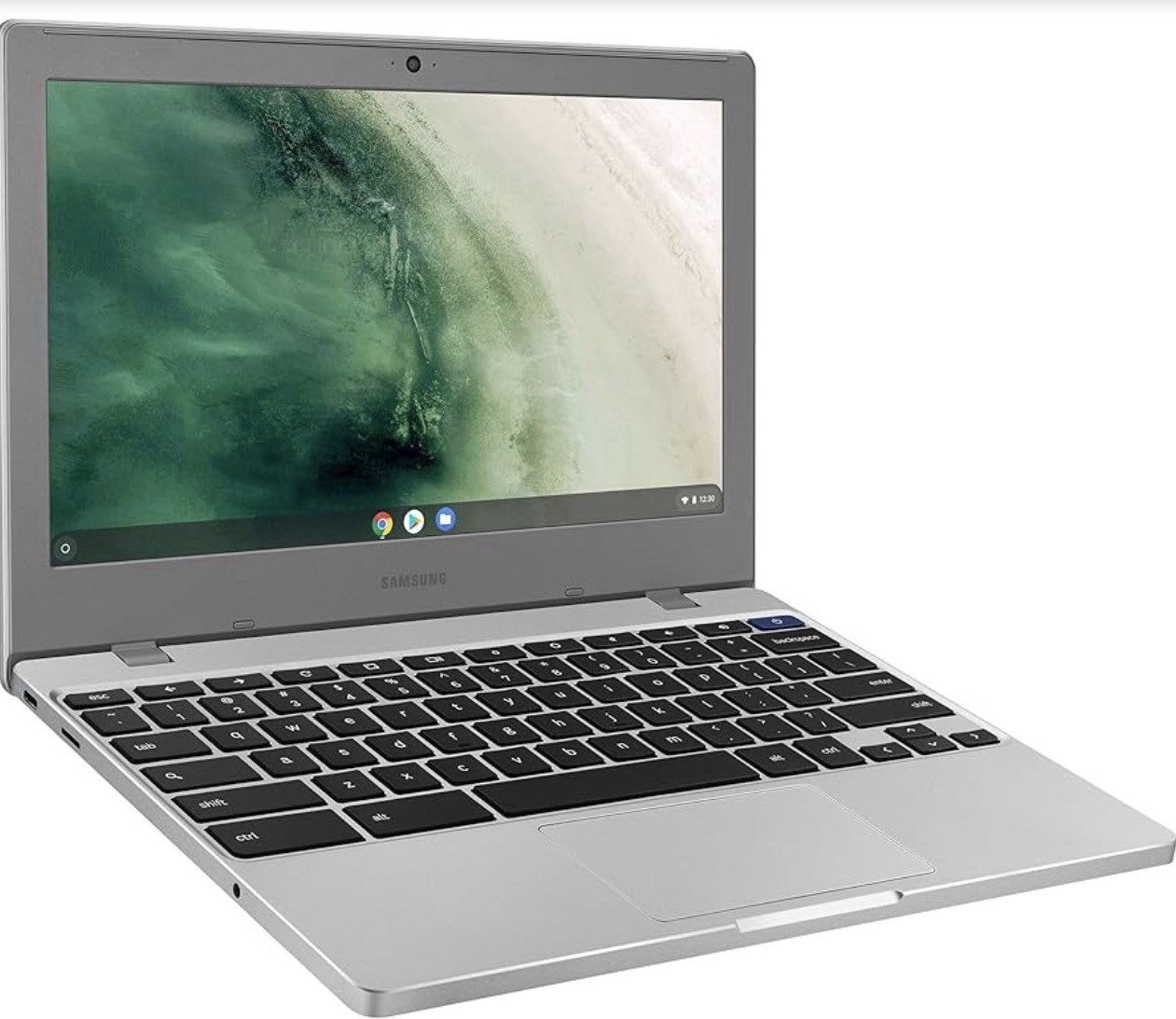 Samsung Chromebook 4 (16GB eMMC, Intel Celeron, 1.10 GHz, 16GB) Laptop – Gray