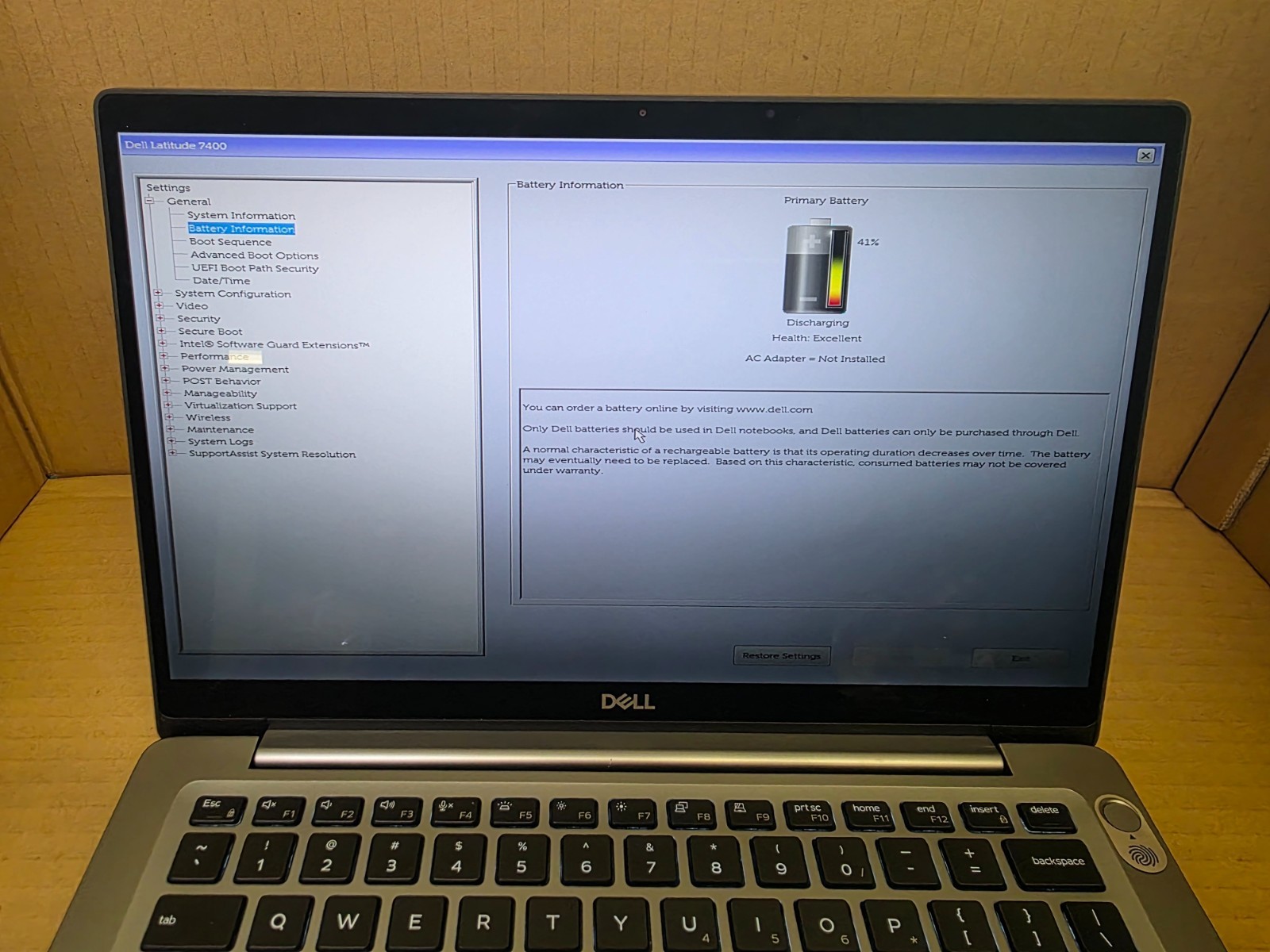 Dell Latitude 7400 14.0″ i5-8365U @ 16GB RAM 256GB SSD TOUCH LAPTOP (SILVER)