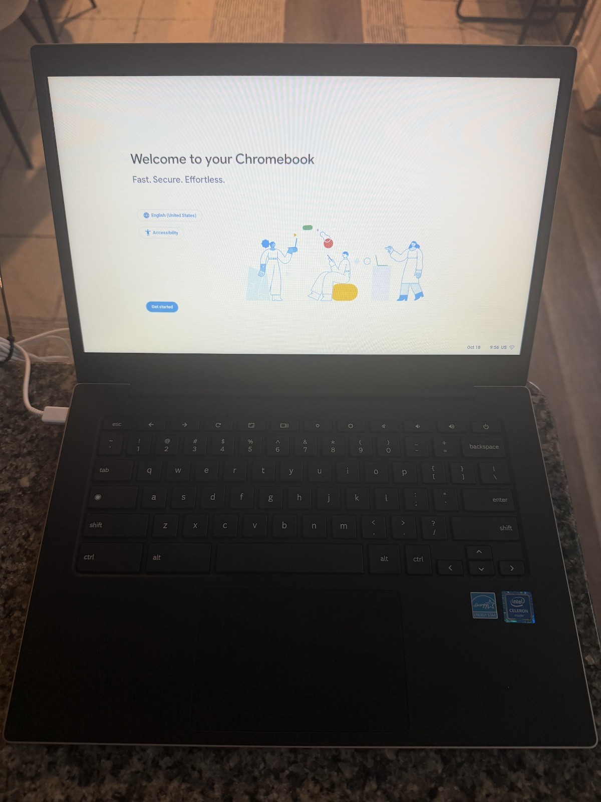 Samsung Galaxy Chromebook Go 14″ Celeron N4500 4GB RAM 32GB SSD Verizon LTE