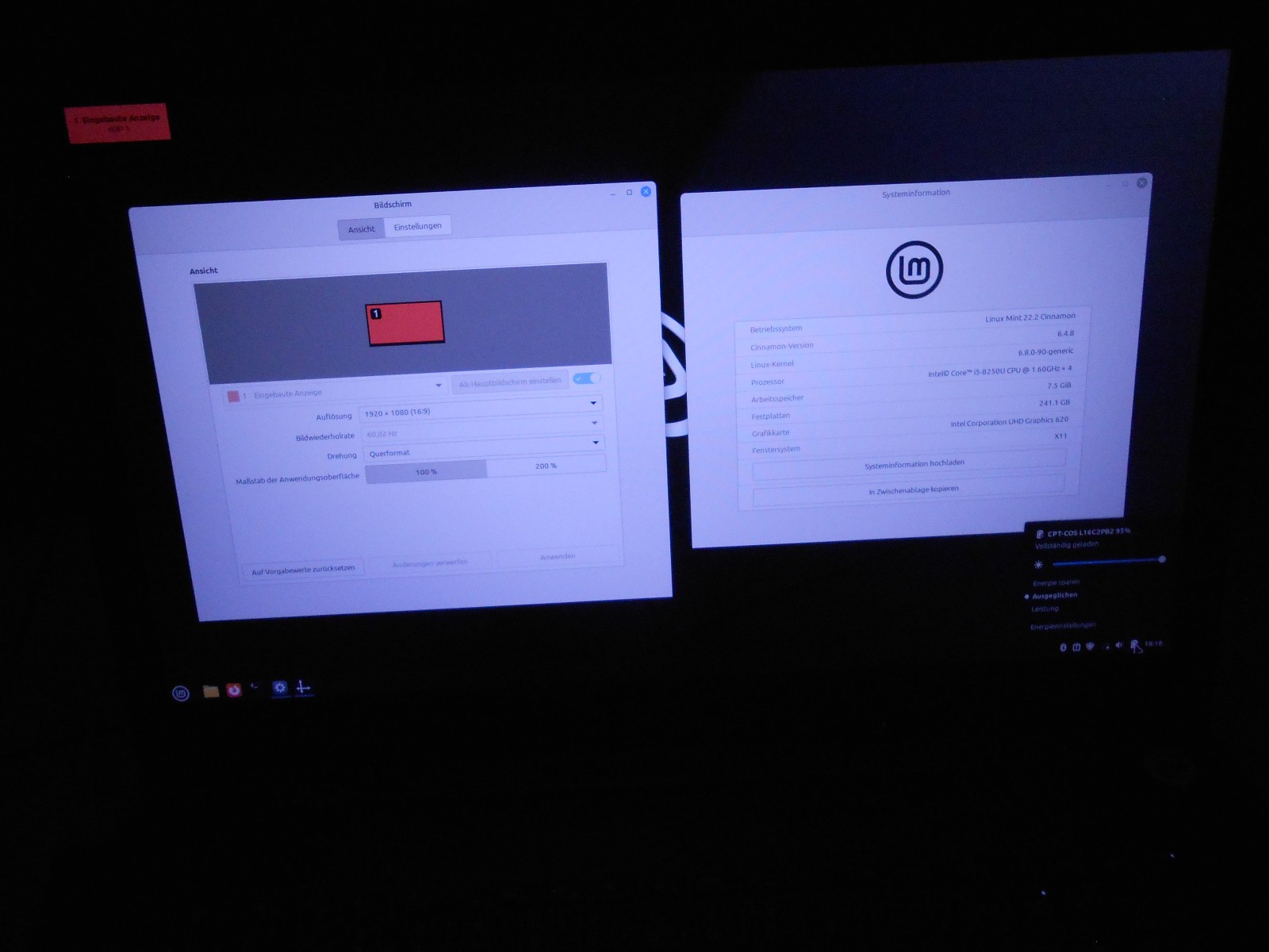 Lenovo V320-17IKP Intel Core i5-8250U 4x 1.6GHz, 8GB, 240GB SSD, Linux Laptop
