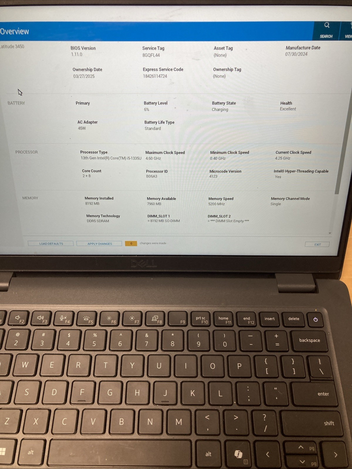 Dell Latitude 3450 14″ 13th Gen Intel® Core™ i5-1335U 8GB Ram No HDD #2002