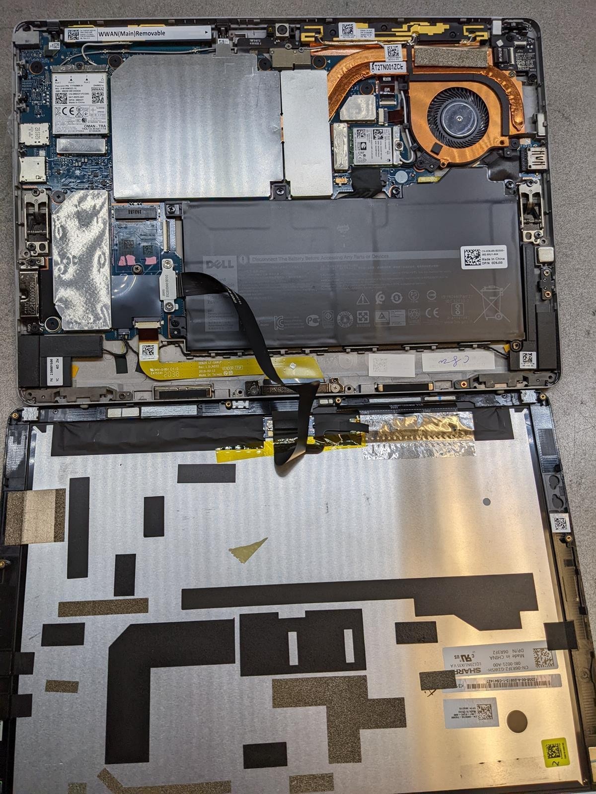 DELL LATITUDE 7210 2-IN-1 i5-10310U @ 1.7GHz, 8GB RAM, NO HDD/OS
