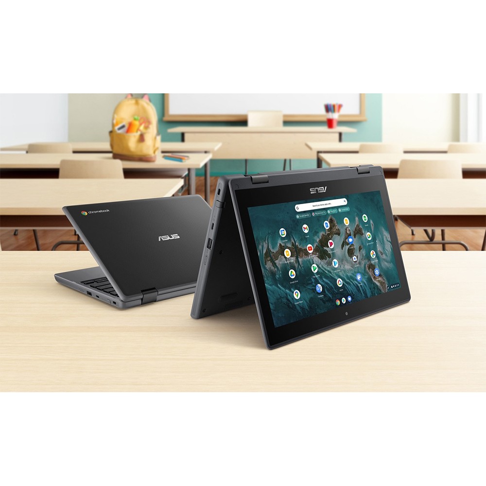 Asus 11.6″ Flip CR1 Touchscreen ChromeBook in Dark Gray – CR1100FKA-YZ144T