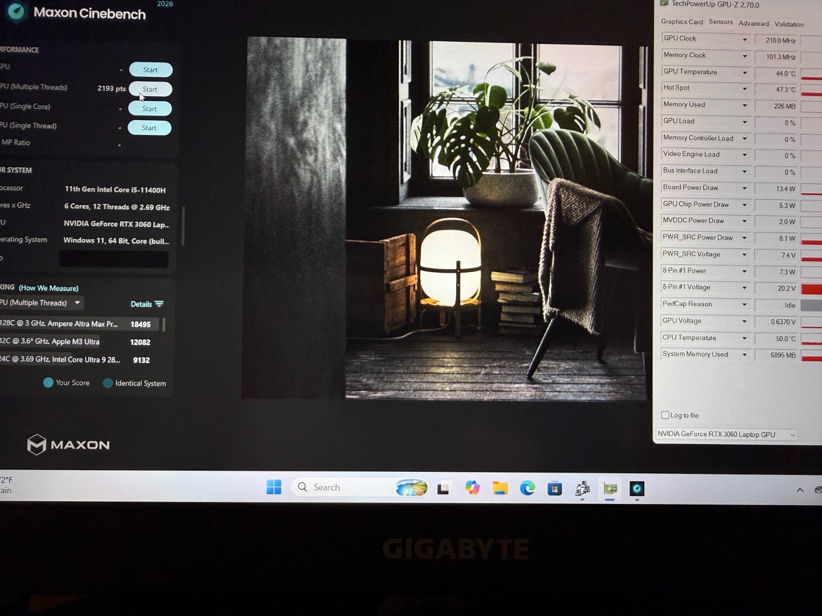 GIGABYTE G5 KD 15.6″ Gaming Laptop i5-11400H 16GB 512+500GB RTX 3060 2K 144Hz