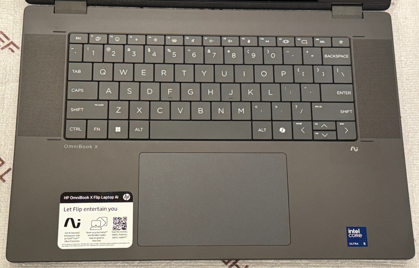 HP Omnibook X Flip 16″ 2K Touch Laptop Ultra 5 226V 16GB 512GB 16-as0013dx Wty