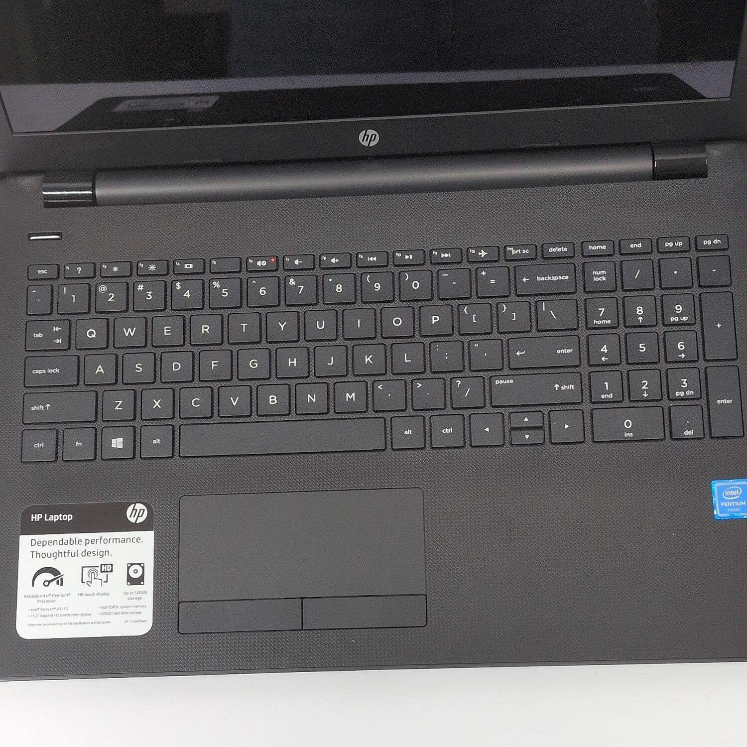 HP Laptop 15-BS020WM 15.6″ Pentium N3710 1.6GHz 4GB RAM 512GB HDD