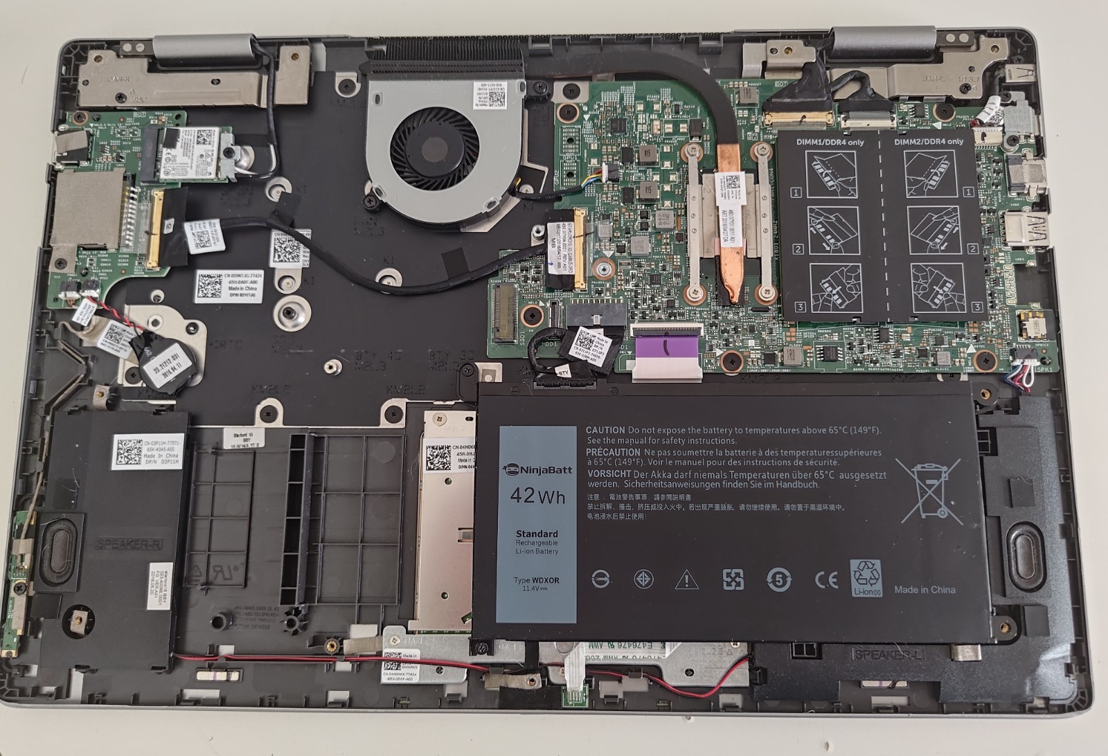 PARTS Dell Inspiron 15 7000 No SSD 8GB RAM Battery Power Adapter