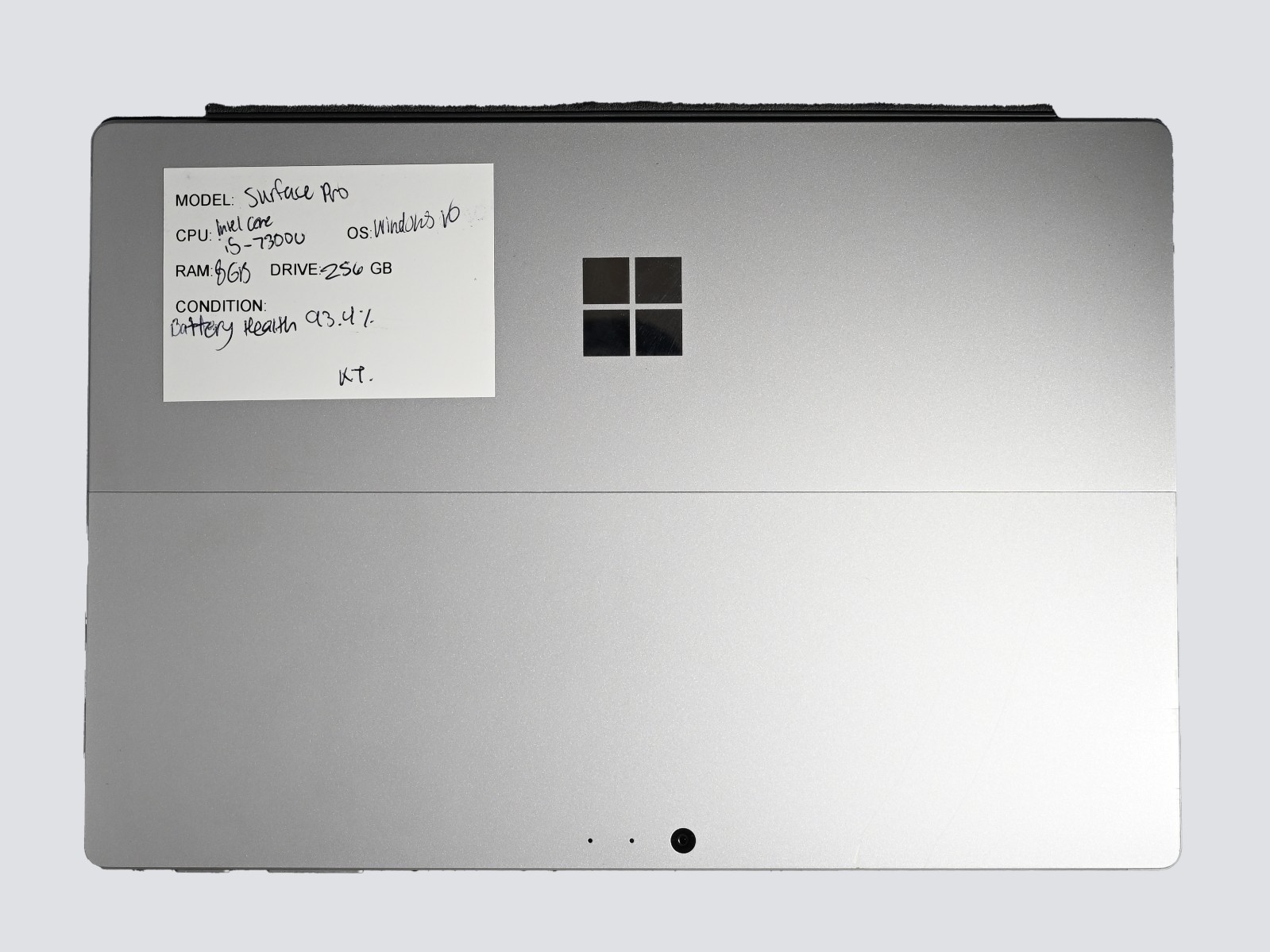 Microsoft Surface Pro 1796 i5-7300 2.6GHz 8GB RAM 256GB SSD Windows 10