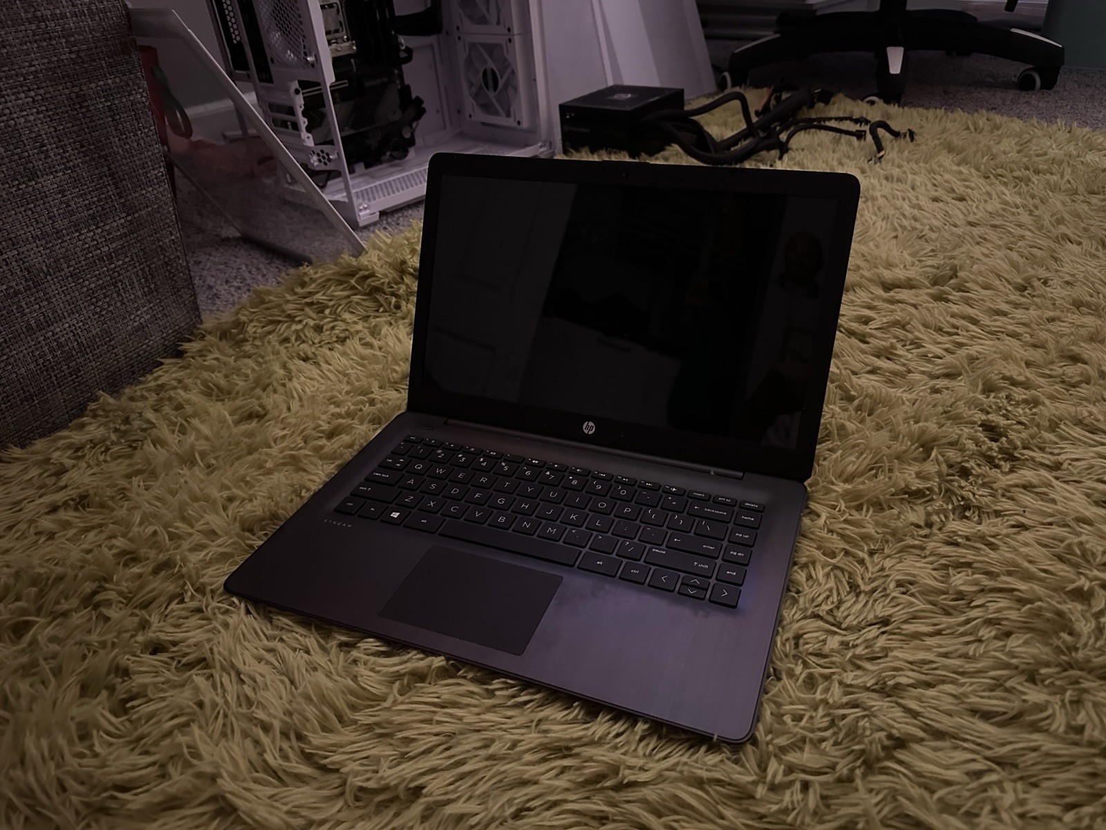 HP Stream 14″ Laptop Intel 1.6GHz 4GB 32GB eMMC Win10 Black *Read Description!*