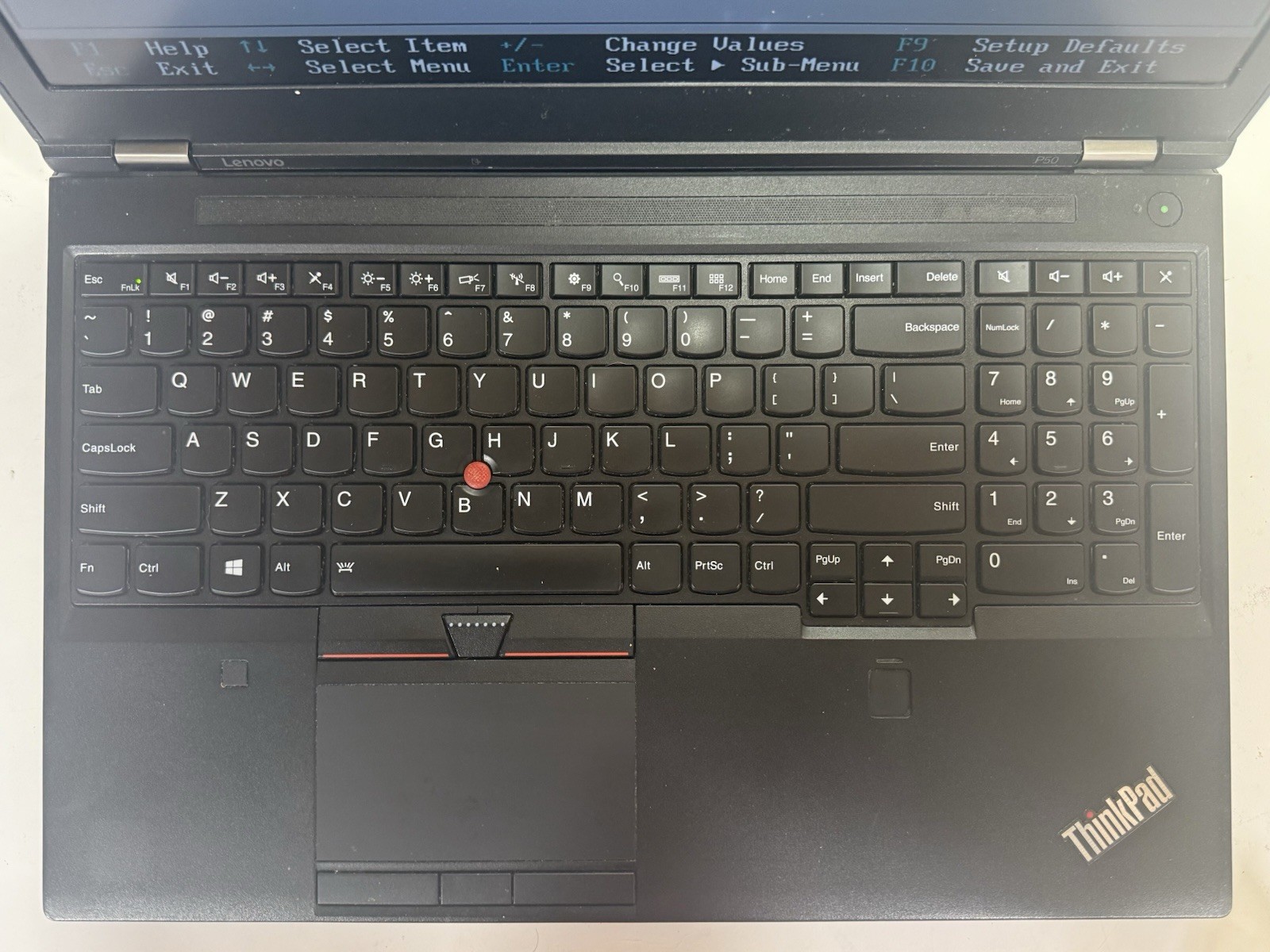 Lenovo ThinkPad P50 15.6” i7-6820HQ 16GB DDR4 512GB NVMe (NO OS/AC) #0028