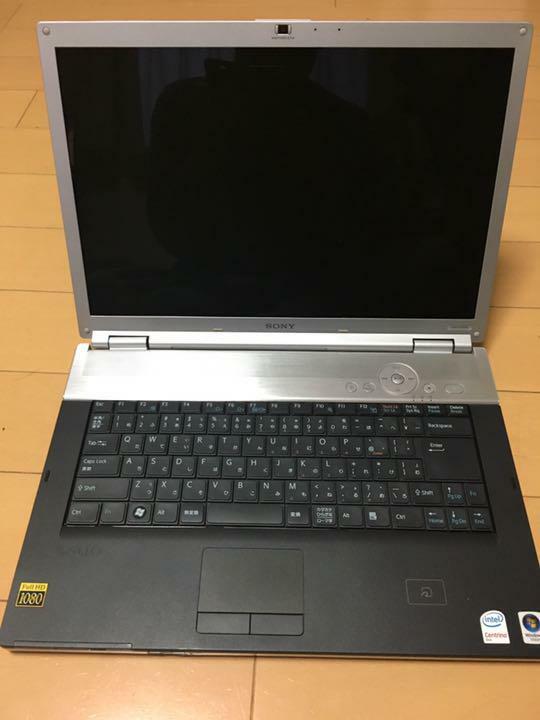 As is SONY VAIO TypeF FZ series VGN-FZ91S 2007 high-end junk for parts PC laptop