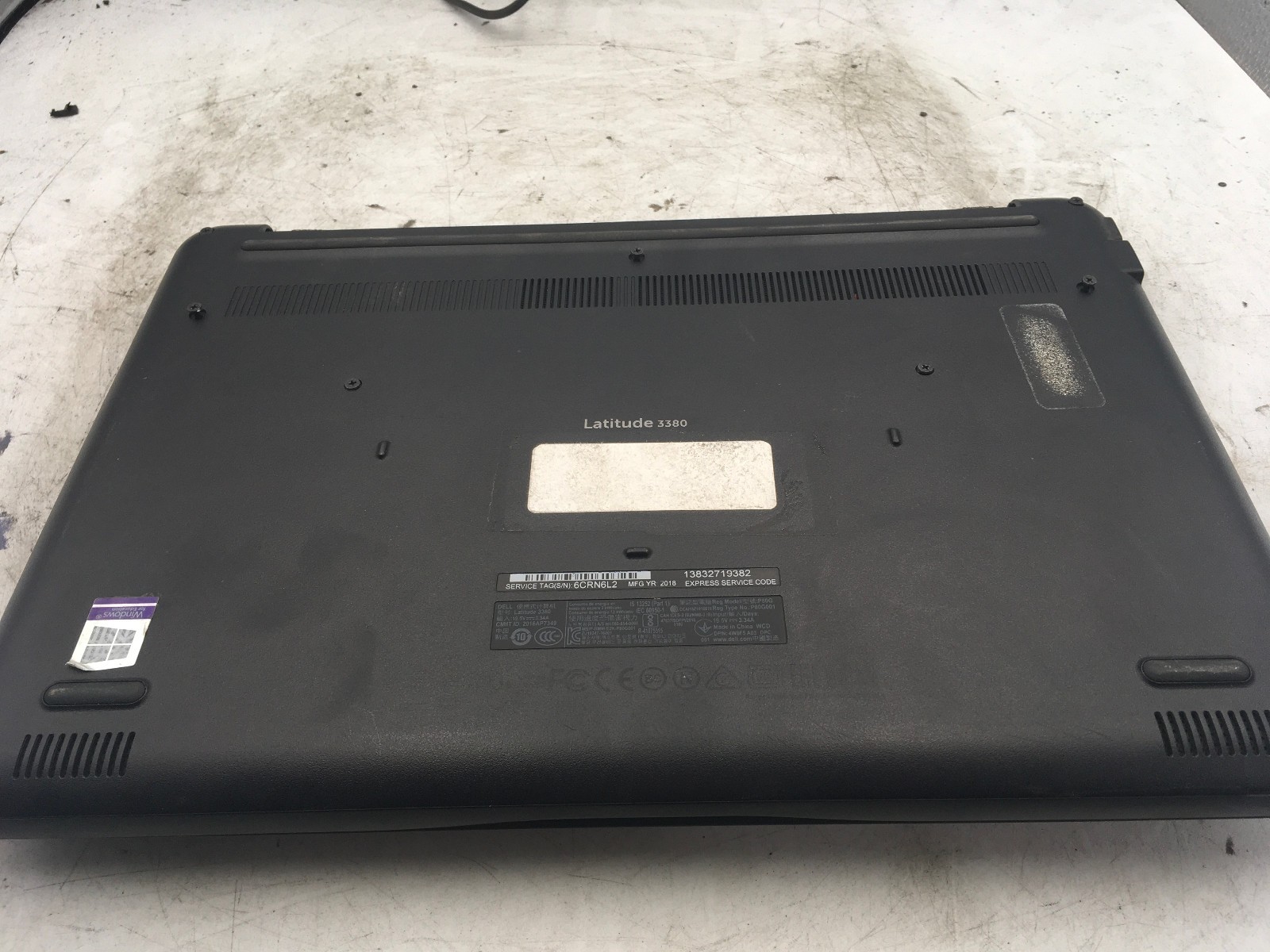 DELL LATITUDE 3380 – FOR PARTS – INTEL I5 – NO RAM -READ DESCRIPTION- BB