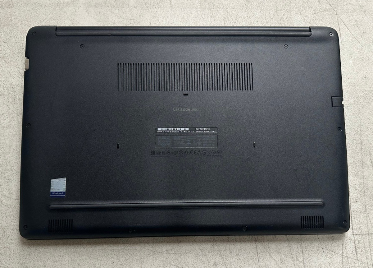 Dell Latitude 3500 15.6 FHD (i5-8265U @1.60, 8GB RAM, Bios Locked) NO HD/ADAPTER