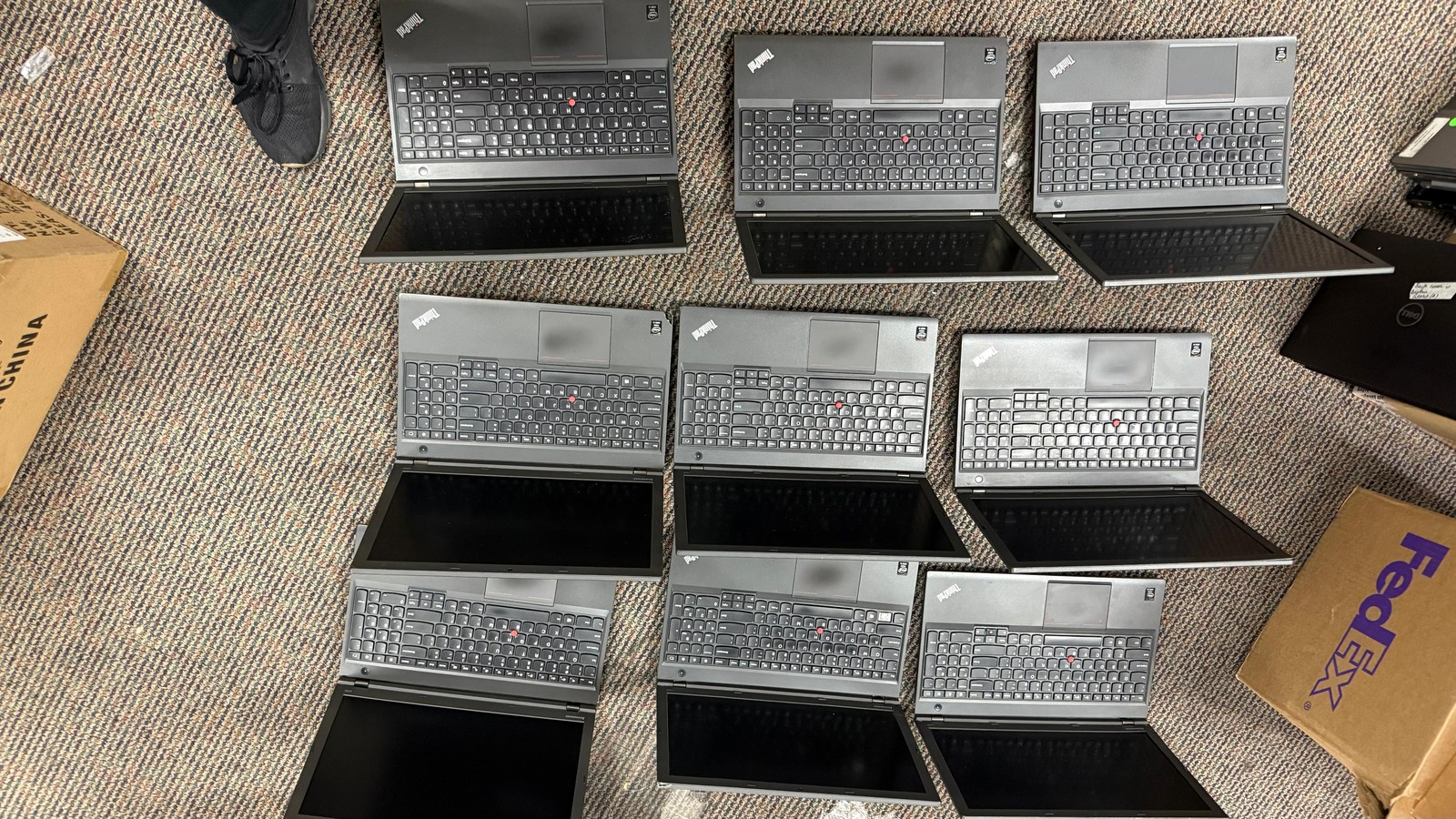 Lot Of 9 Lenovo ThinkPad L540 Laptop Intel Core i5-4300M 4GB RAM NO HDD-READ