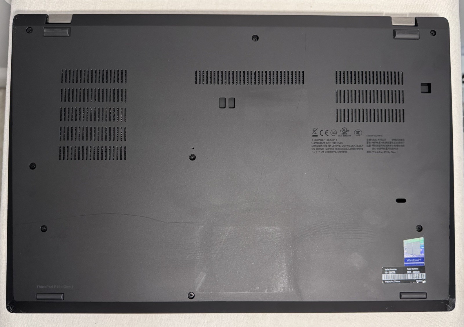 LENOVO ThinkPad P15s Gen 1 i7 | 16GB RAM | 512GB SSD | WIN11P | TOUCHSCREEN