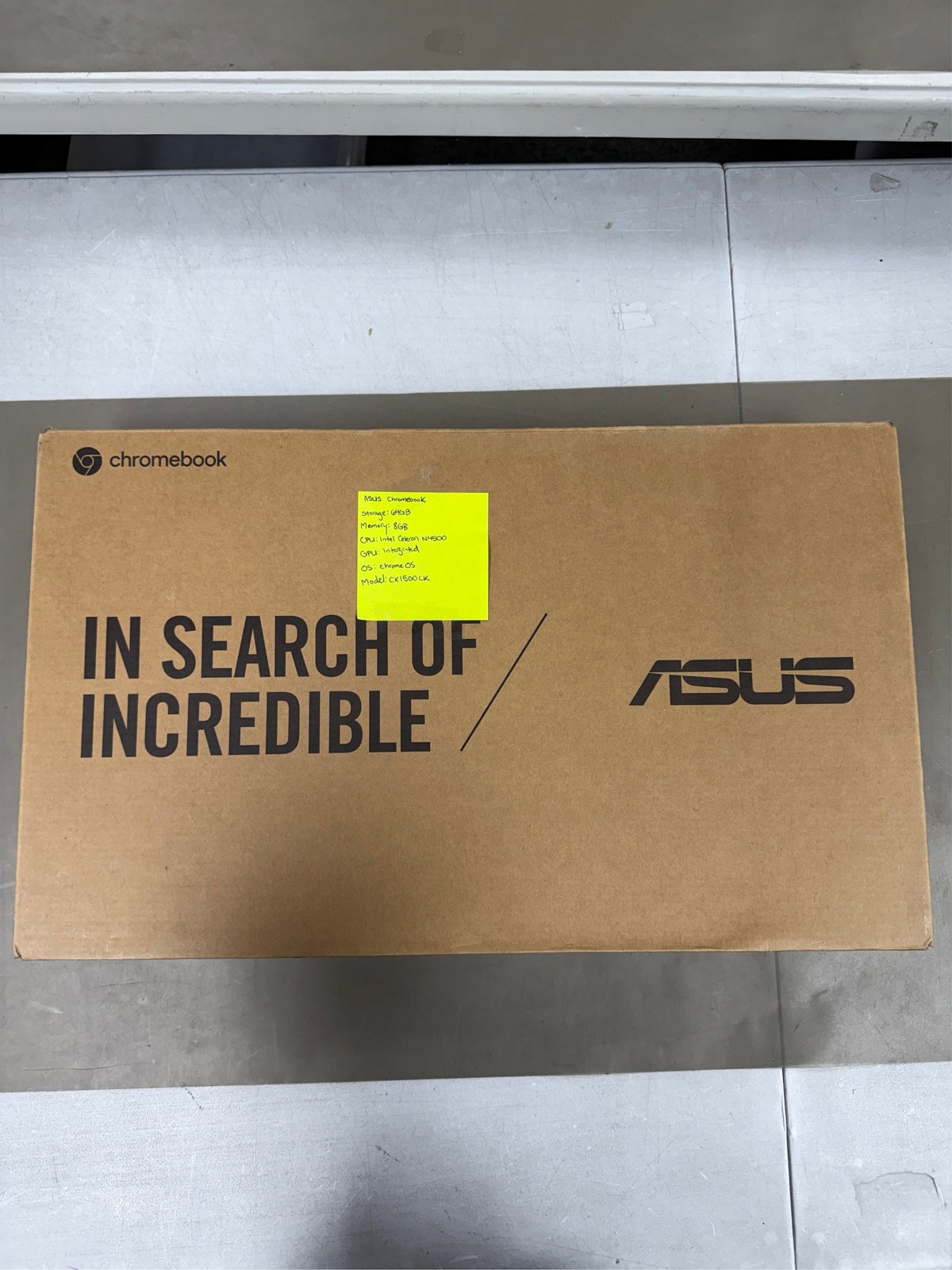 ASUS Chromebook CX1, 15.6″ FHD NanoEdge Display, Intel Celeron N4500 Processor 1