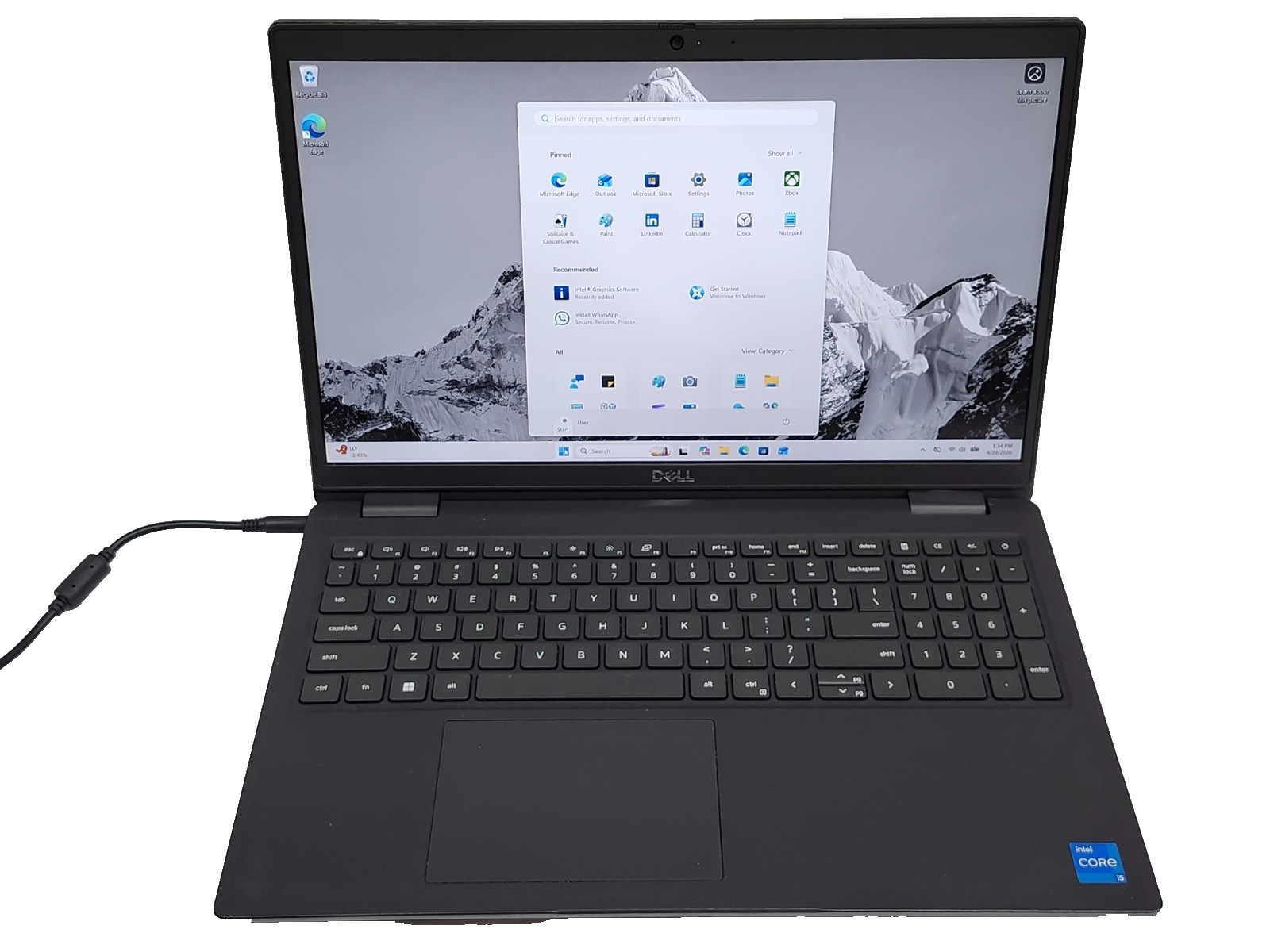 Dell Latitude 3520 Laptop – 2.4GHz i5-1135G7 16GB 256GB SSD Webcam 15.6″