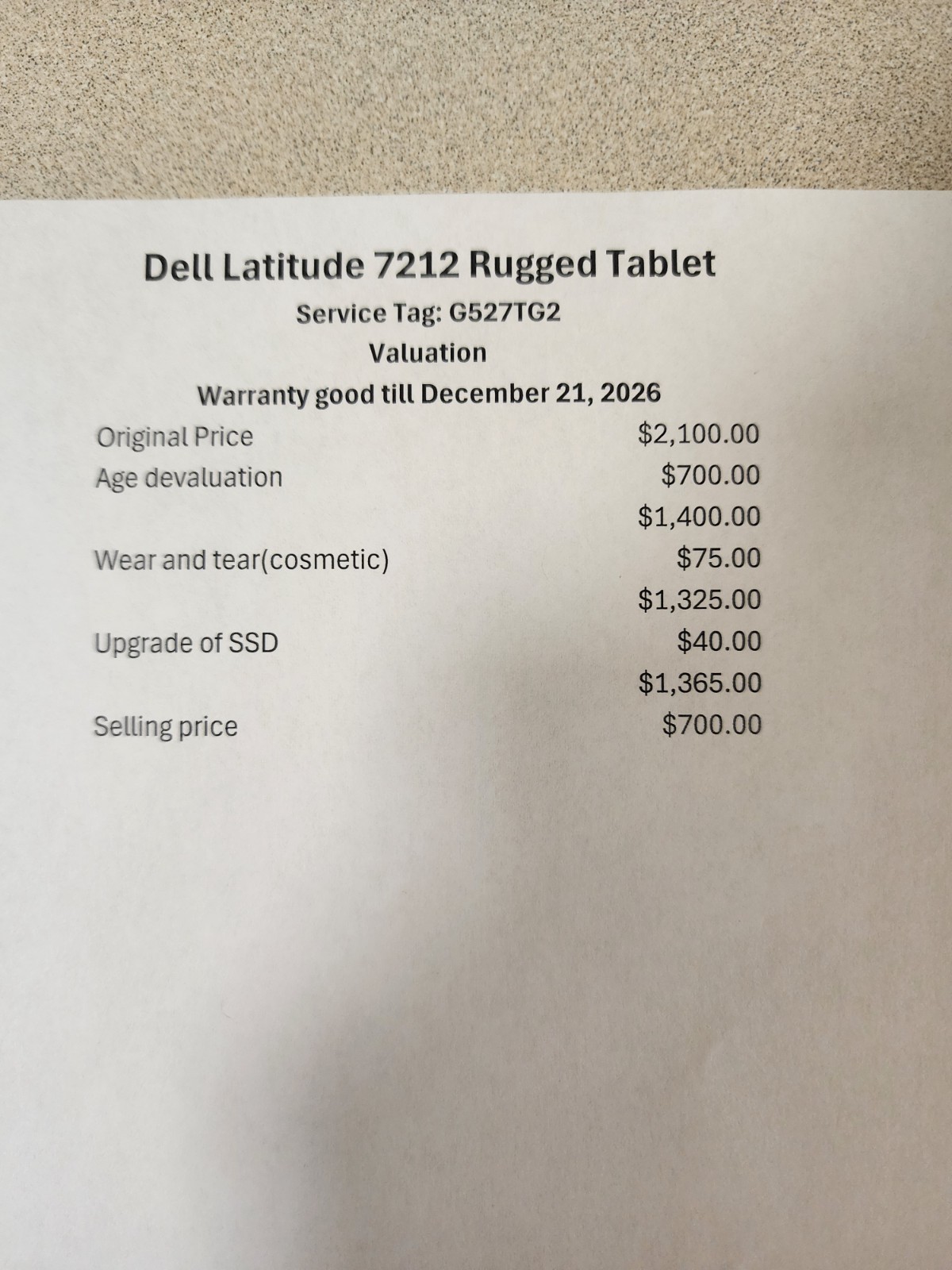 Dell Latitude 7212 Rugged Extreme Tablet i7-8650U 16GB RAM 512GB SSD