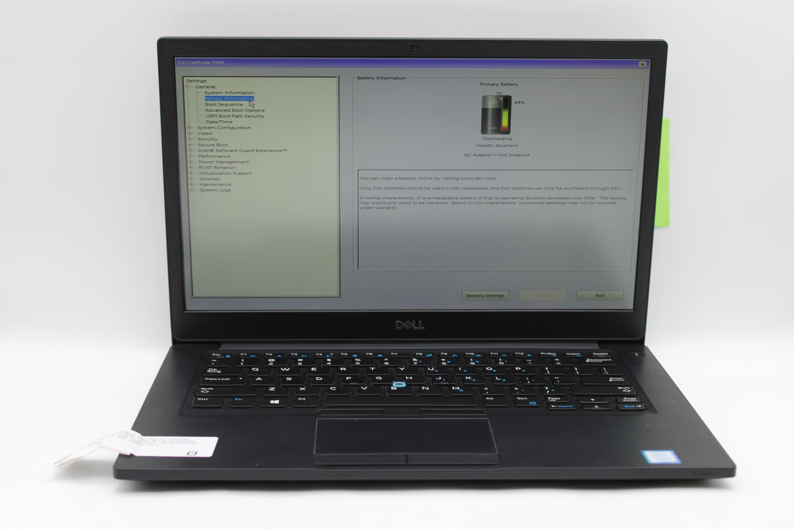 Dell Latitude 7490 i5-7300U @ 2.6 GHz 8GB RAM 256GB SSD No OS