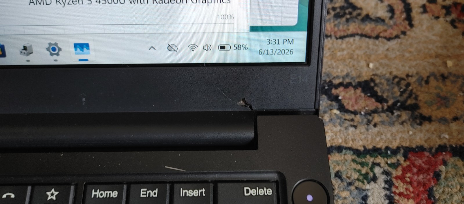 Lenovo ThinkPad E14 Gen 2 20T6-002LUS Black (Wi-Fi) Ryzen 5 4500u 8GB Parts