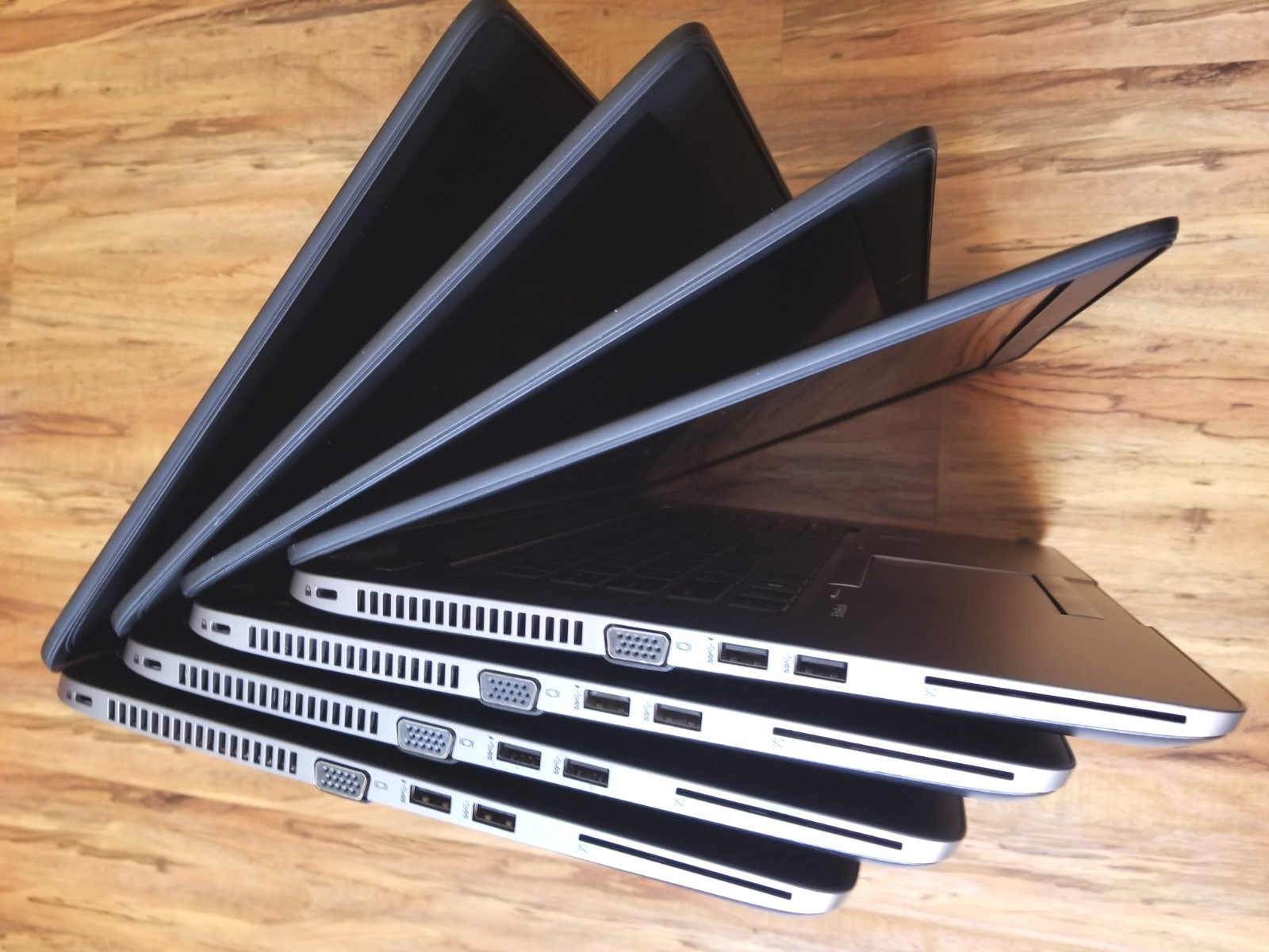 Lot 4 HP EliteBook 850 G2 i7-5600U 2.6 GHz 8GB RAM 128GB SSD Batt 15.6″ NO AC|OS