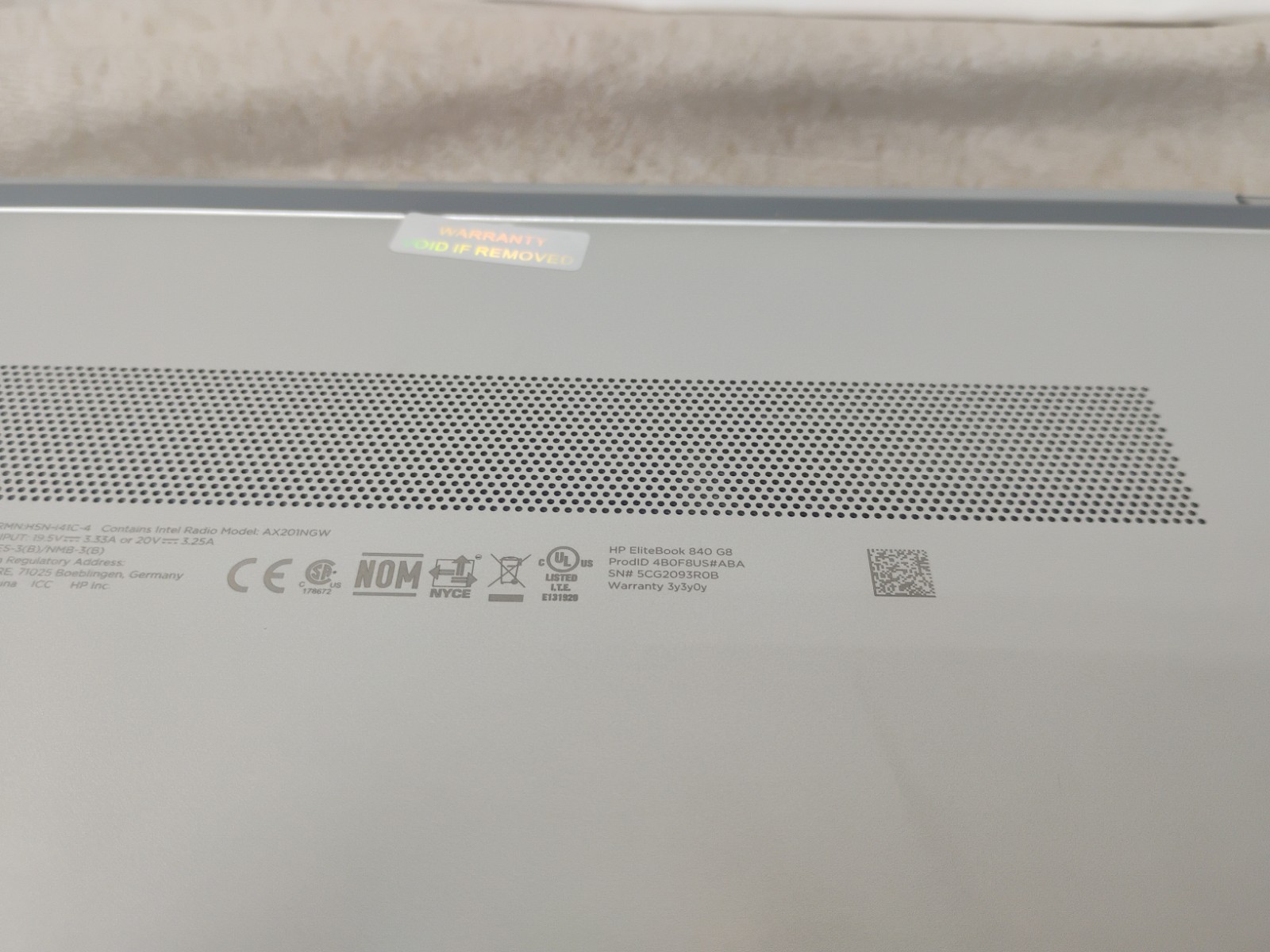 EliteBook 840 G8, i7-11th Gen, 8gb Ram, 512gb SSD, Win 11