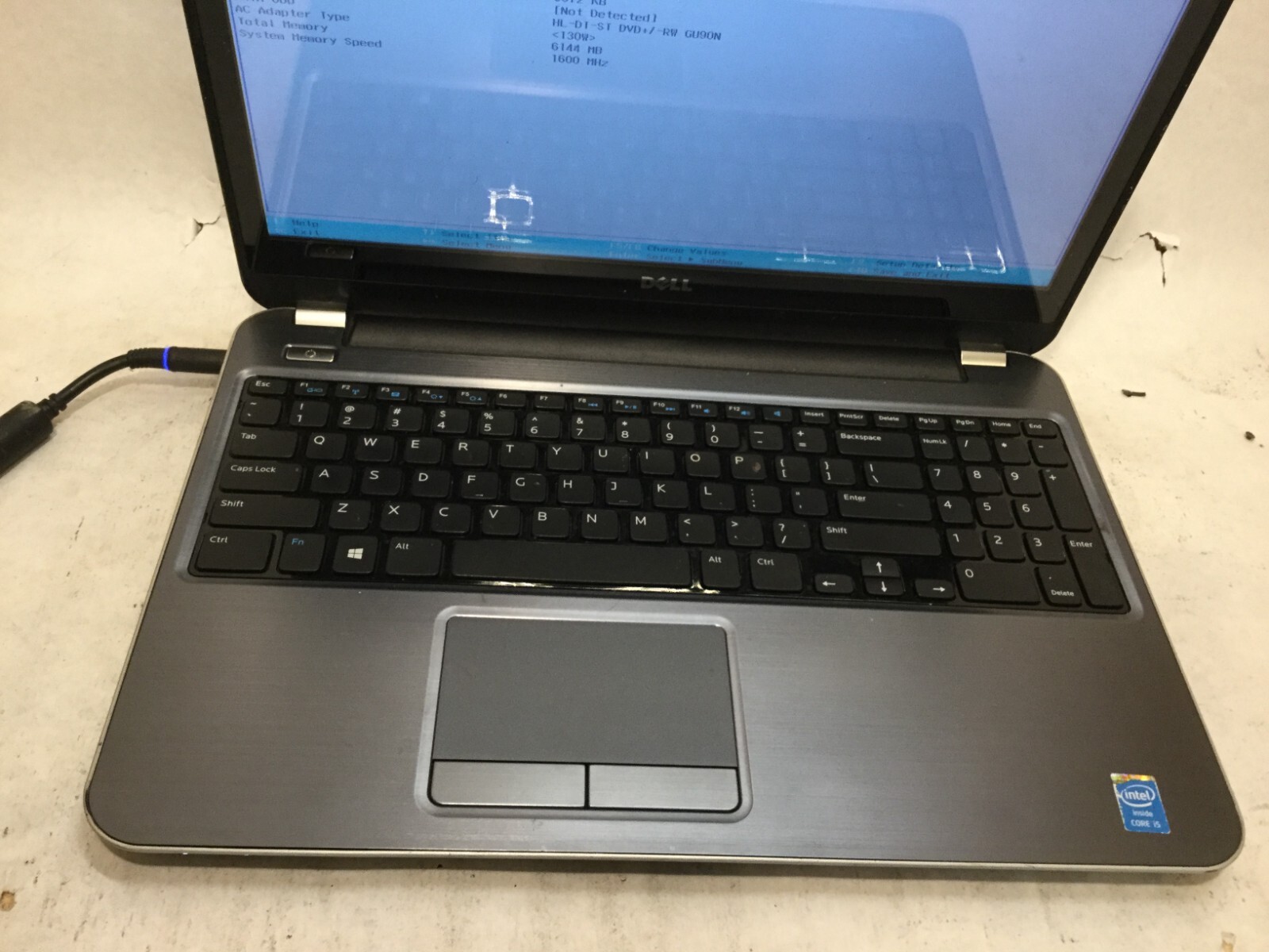 Dell Inspiron 5537 / Intel Core i5-4200U @ 1.60GHz / (MISSING PARTS!) -MR