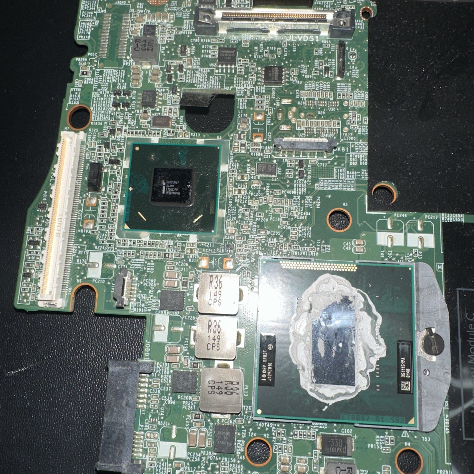 “MOTHERBOARD with Core i7 CPU only” Dell Precision M4600 No Screen Nothing else