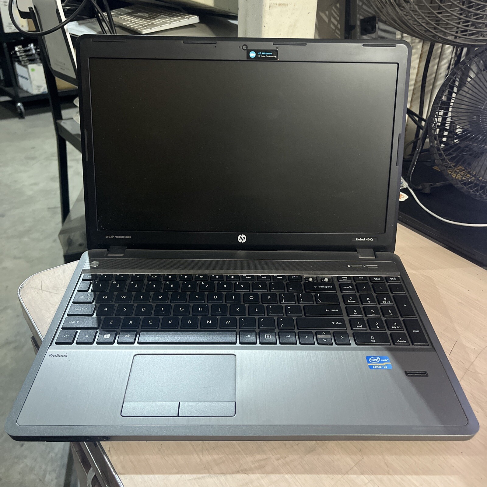 HP PROBOOK 4540S INTEL CORE I3-3110M 2.40GHZ 4GB RAM NO HD ~