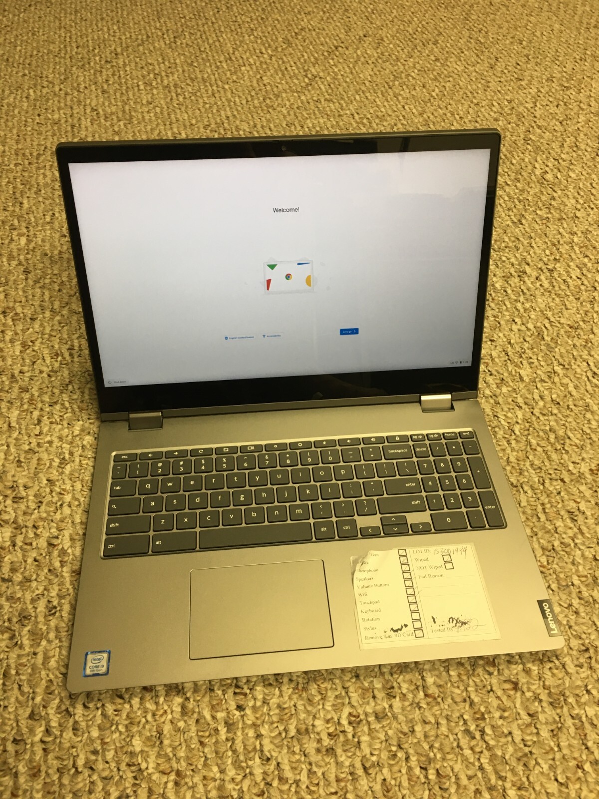 Lenovo Chromebook C340-15 Intel Core i3, Mineral Gray, 4GB / 64GB