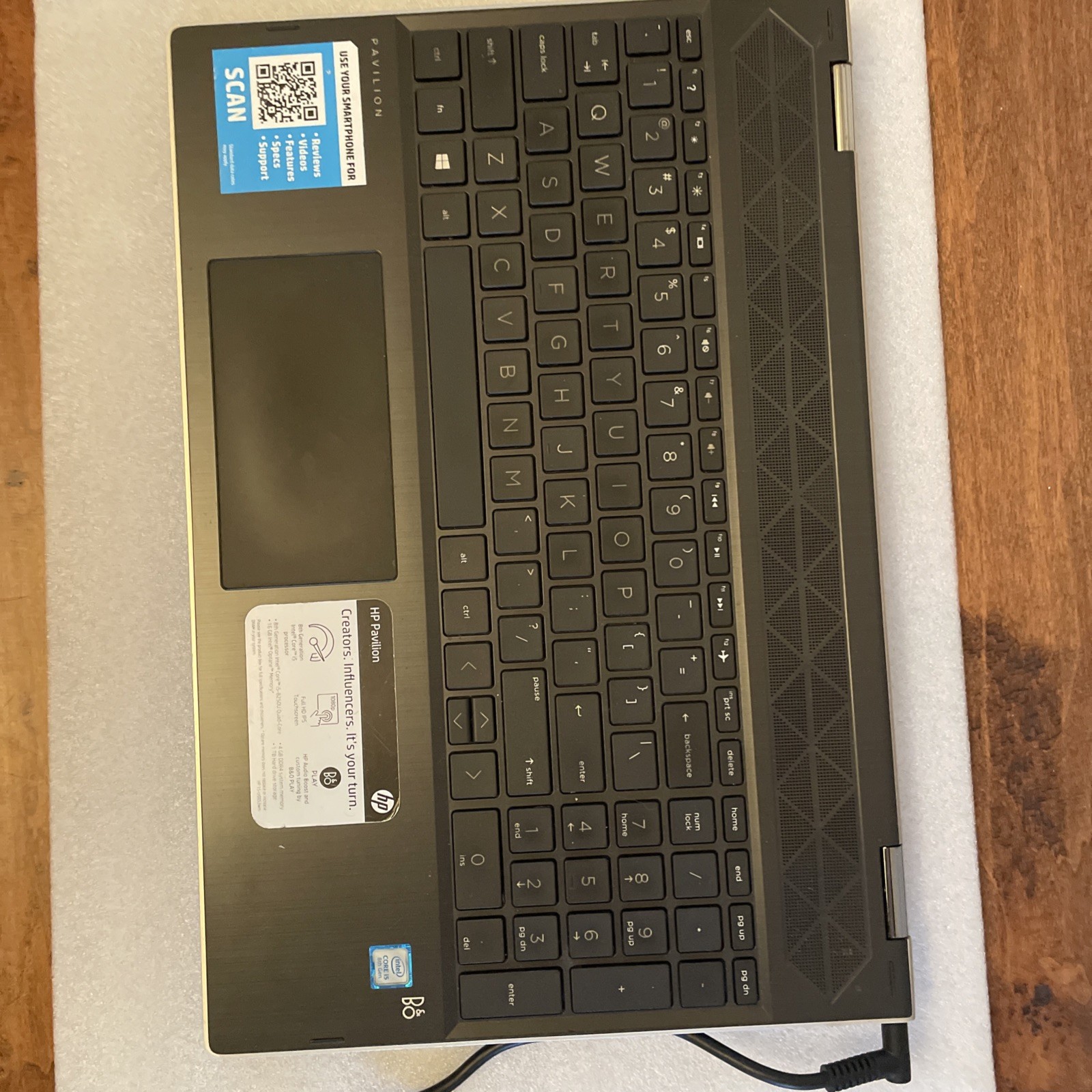 HP Pavilion x360 15 Convertible PC 15.6 Full HD IPS WiFi+Bluetooth Webcam. 1TB