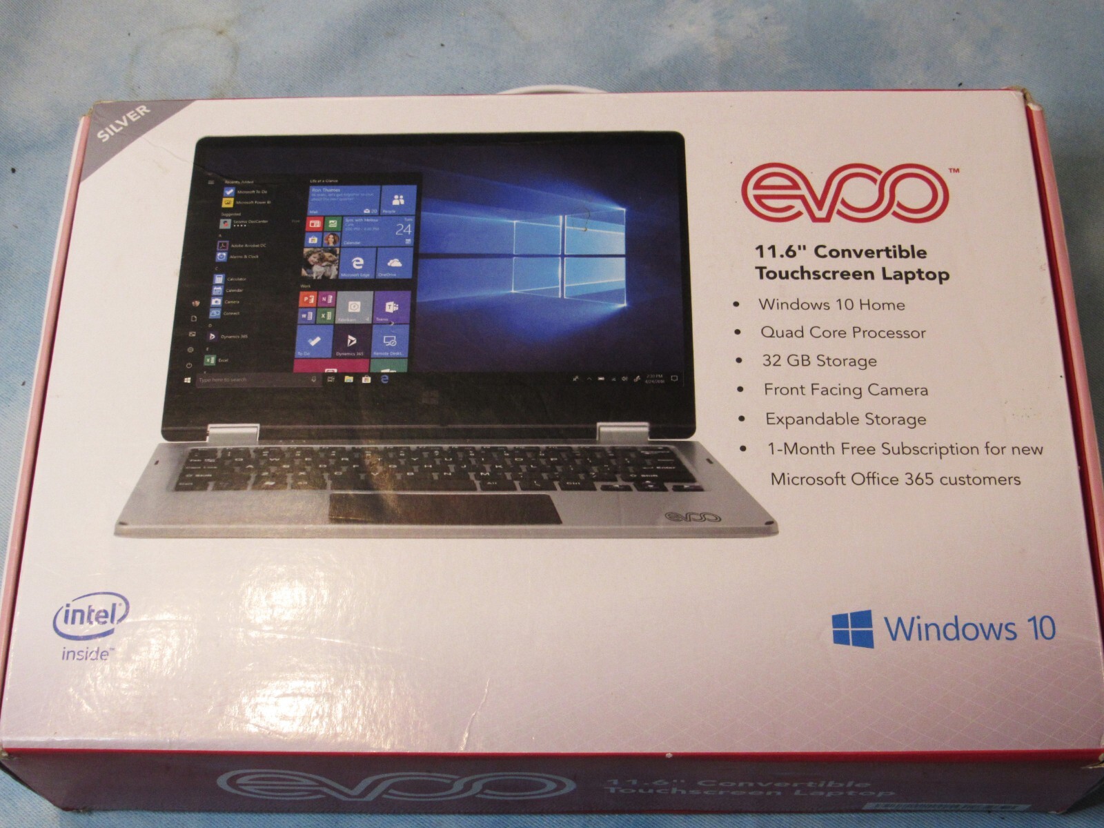 EV-L2in1-116-1-SL 11.6″ Convertable Touchscreen Laptop Quad Core 1.44GHz