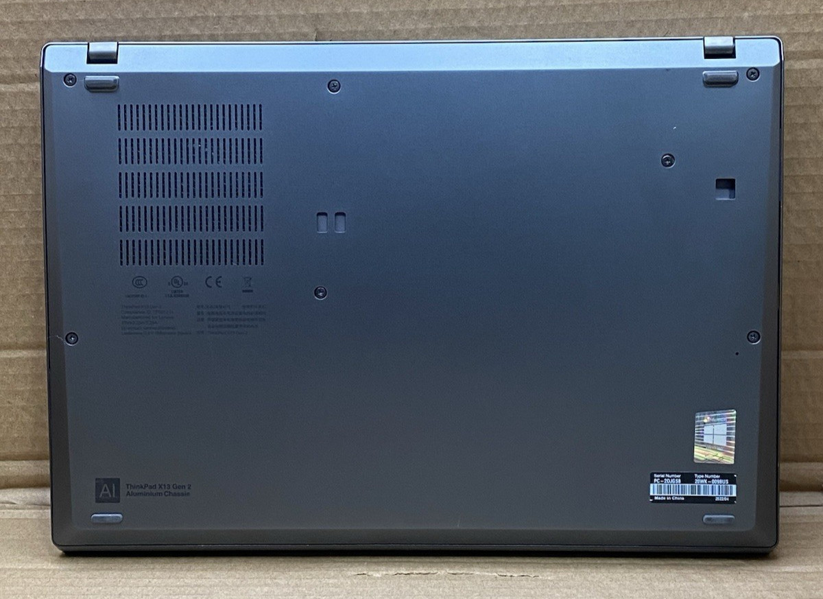 Lenovo ThinkPad X13 Gen 2 Core i7-1165G7 @ 2.80GHz 16GB RAM 512GB SSD Windows 11
