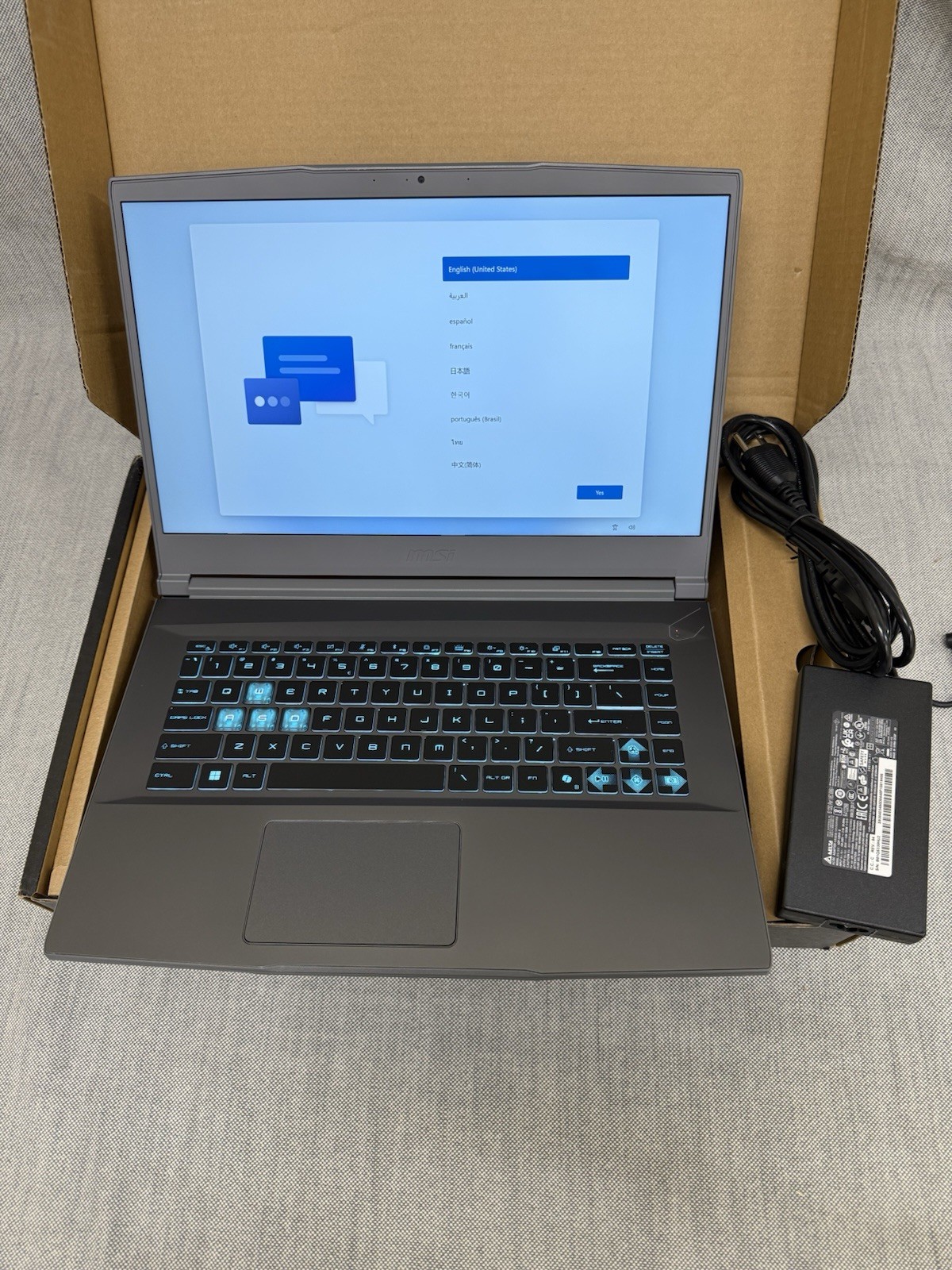 MSI Thin 15 B13UC-1000US 15.6″ FHD Gaming Intel i5-13420H 16GB 1TB RTX3050 Win11